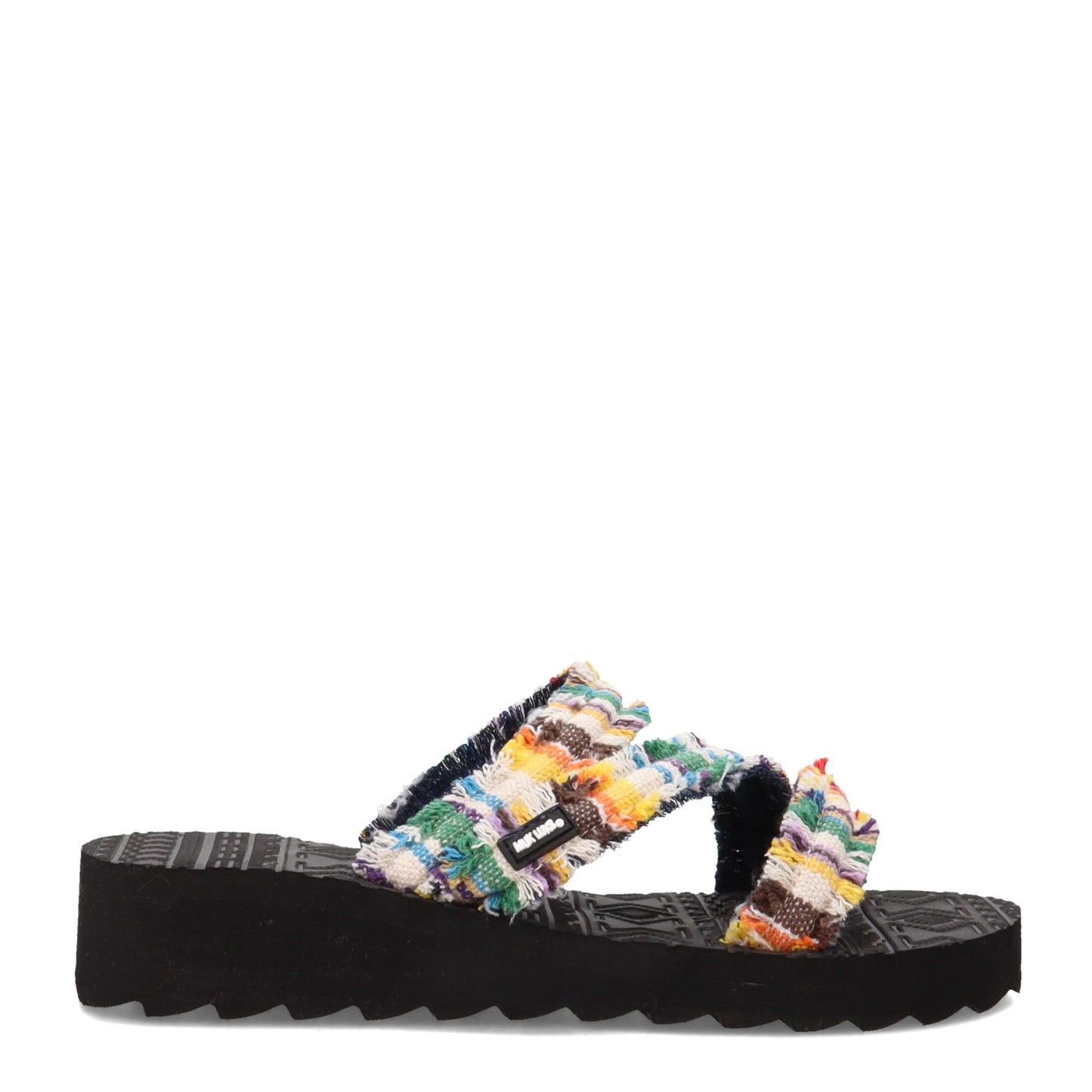 Peltz Shoes Women's MUK LUKS Wave Riptide Sandal OFF WHITE MULTI WAVERIPTIDE-OFF