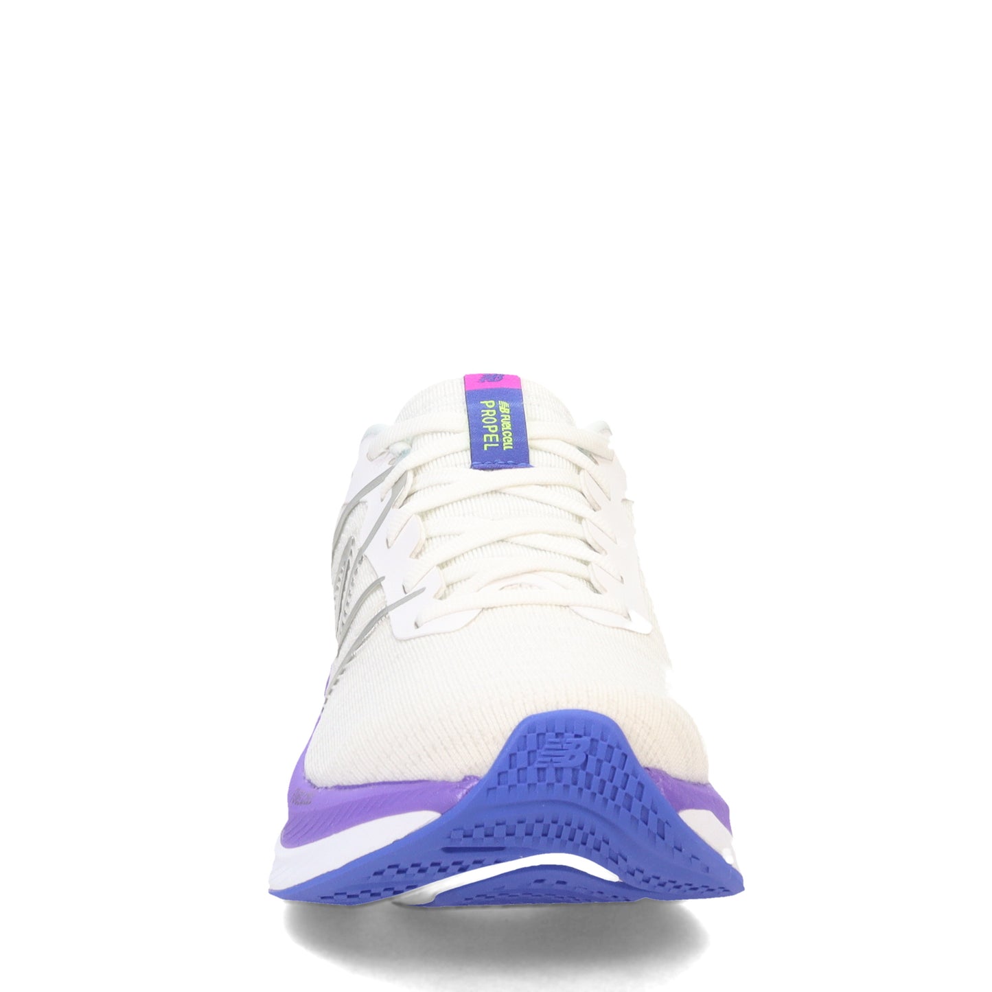 Peltz Shoes Women's New Balance FuelCell Propel v4 Running Shoe WHITE ELECTRIC WFCPRCW4
