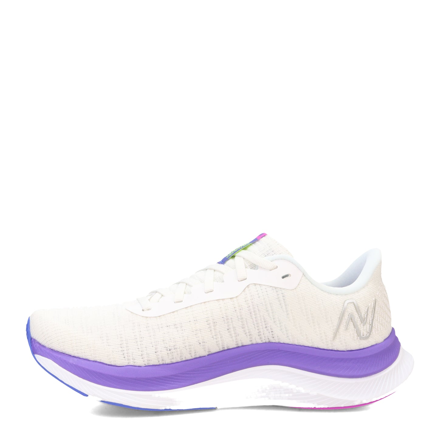 Peltz Shoes Women's New Balance FuelCell Propel v4 Running Shoe WHITE ELECTRIC WFCPRCW4