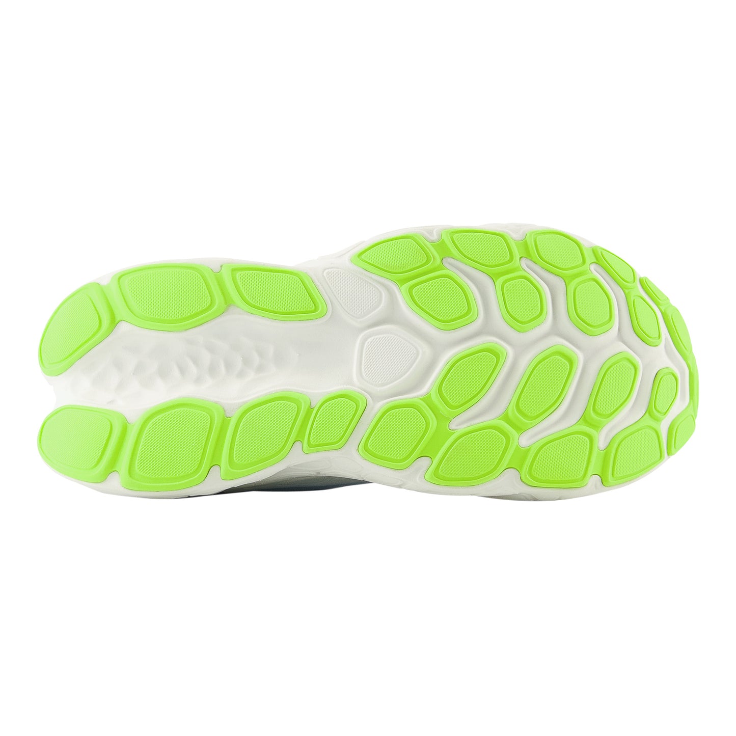 Peltz Shoes Women's New Balance Fresh Foam More v4 Running Shoe ICE BLUE / GREEN WMORCR4