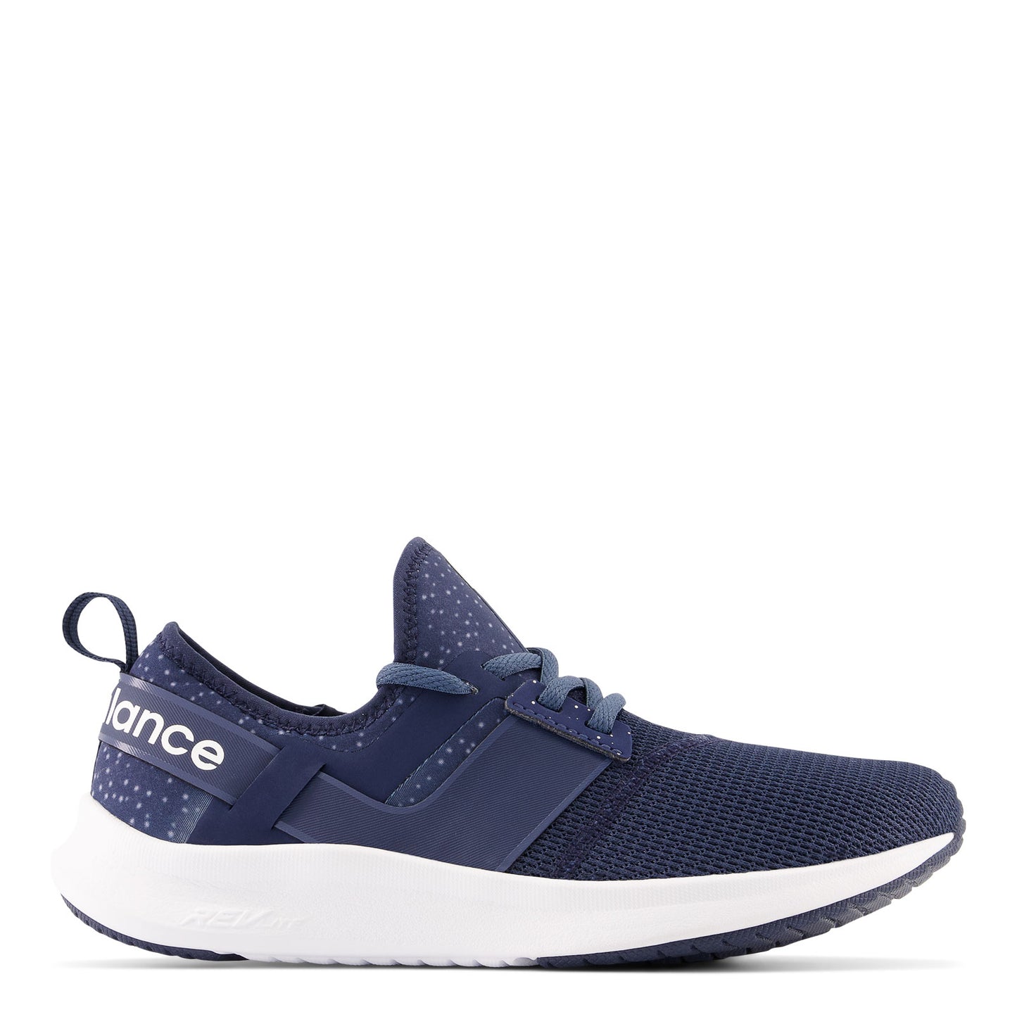 Peltz Shoes Women's New Balance Nergize Sport v1 Training Shoe NAVY SILVER WNRGSCN1