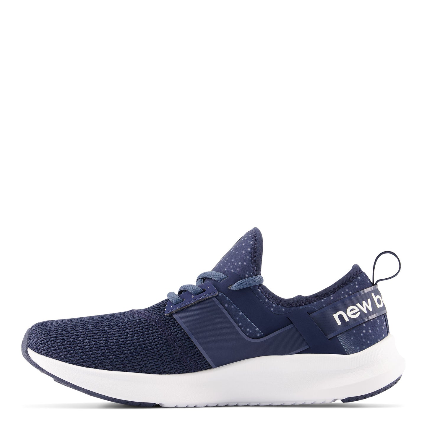 Peltz Shoes Women's New Balance Nergize Sport v1 Training Shoe NAVY SILVER WNRGSCN1