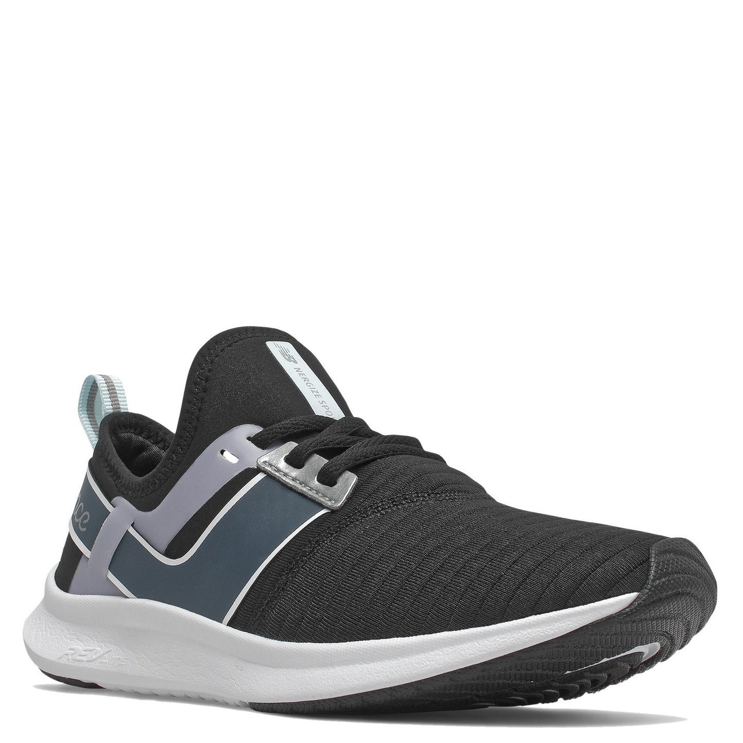 Peltz Shoes Women's New Balance Nergize Sport v1 Training Shoe BLACK GRAY WNRGSNB1