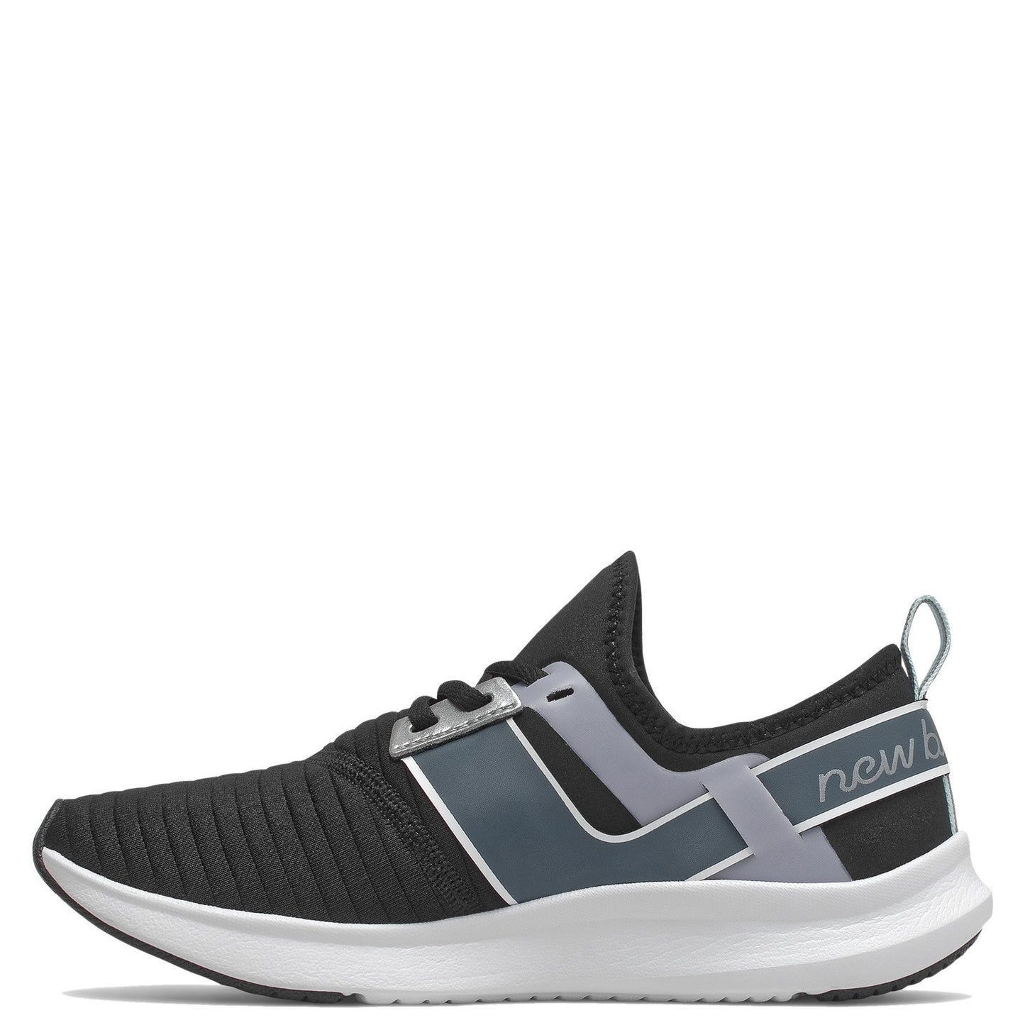 Peltz Shoes Women's New Balance Nergize Sport v1 Training Shoe BLACK GRAY WNRGSNB1
