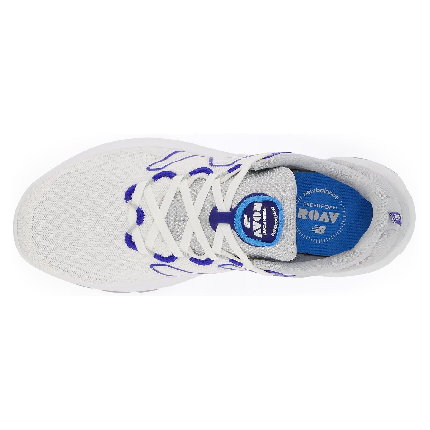 Peltz Shoes Women's New Balance Fresh Foam Roav v2 Running Shoe WHITE WROAVMG2
