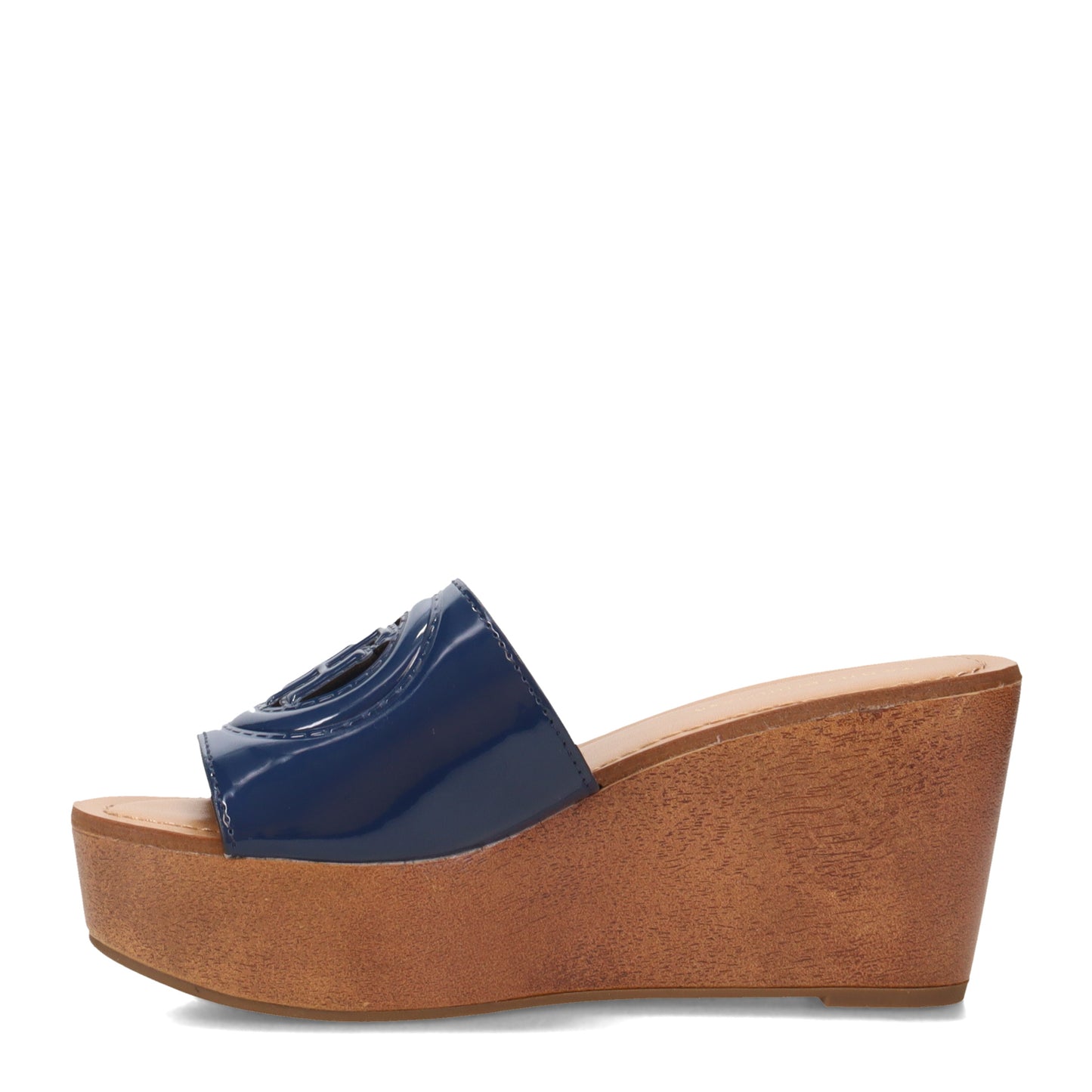 Peltz Shoes Women's Tommy Hilfiger Wrynn Sandal DARK BLUE WRYNN-DBL01