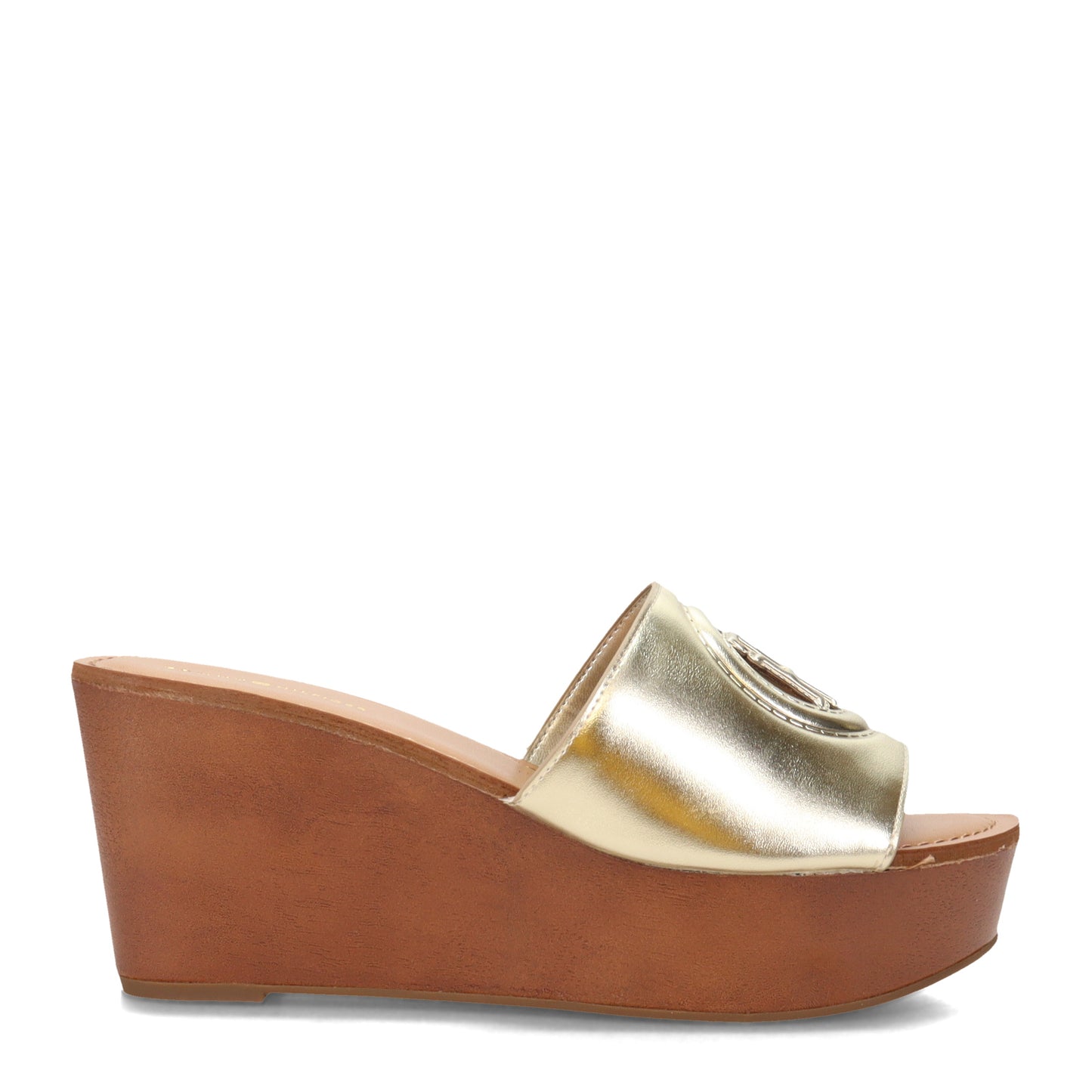 Peltz Shoes Women's Tommy Hilfiger Wrynn Sandal GOLD WRYNN-GOL01