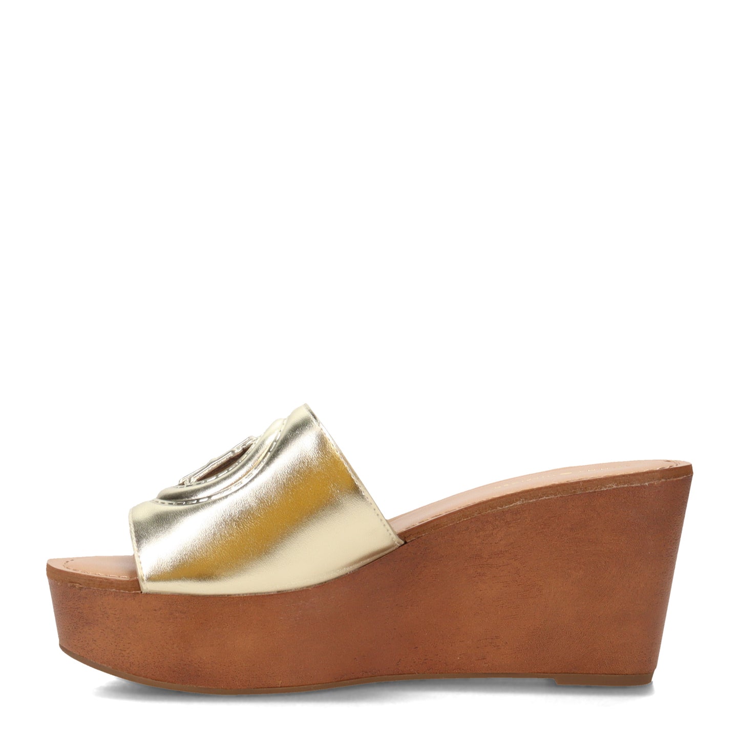 Peltz Shoes Women's Tommy Hilfiger Wrynn Sandal GOLD WRYNN-GOL01