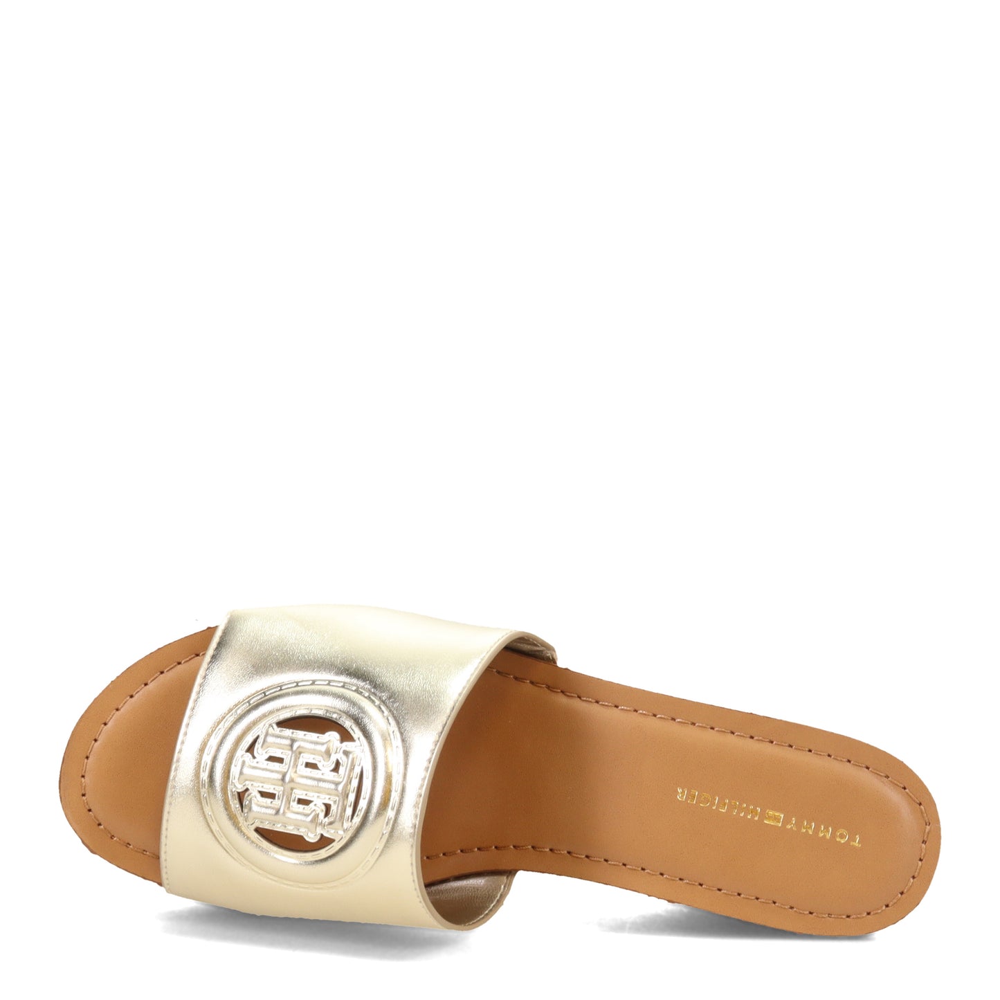 Peltz Shoes Women's Tommy Hilfiger Wrynn Sandal GOLD WRYNN-GOL01