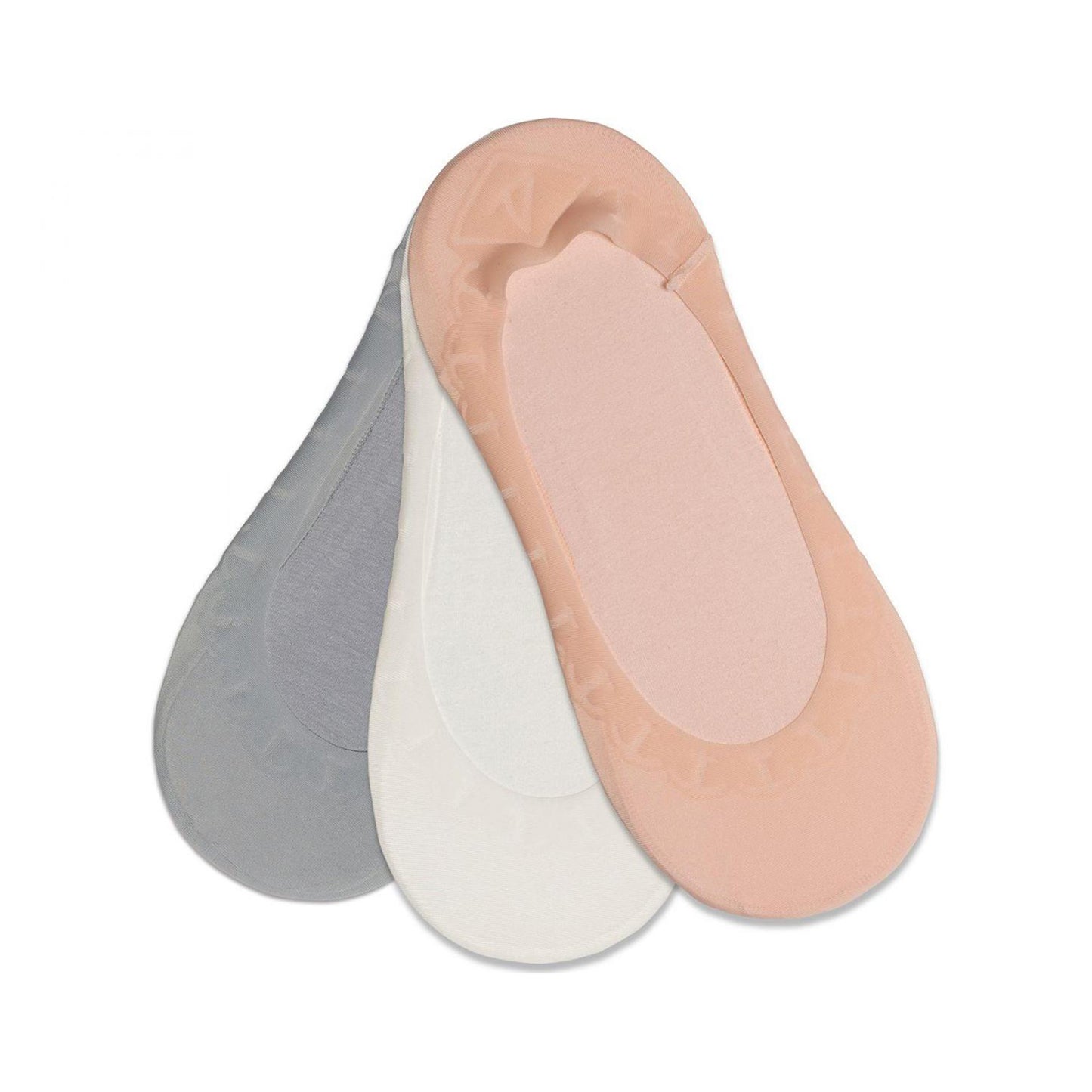 Peltz Shoes Women's Sperry Laser Cut Loafer Liner Socks - 3 Pack Pink WS19B718-PNKAS