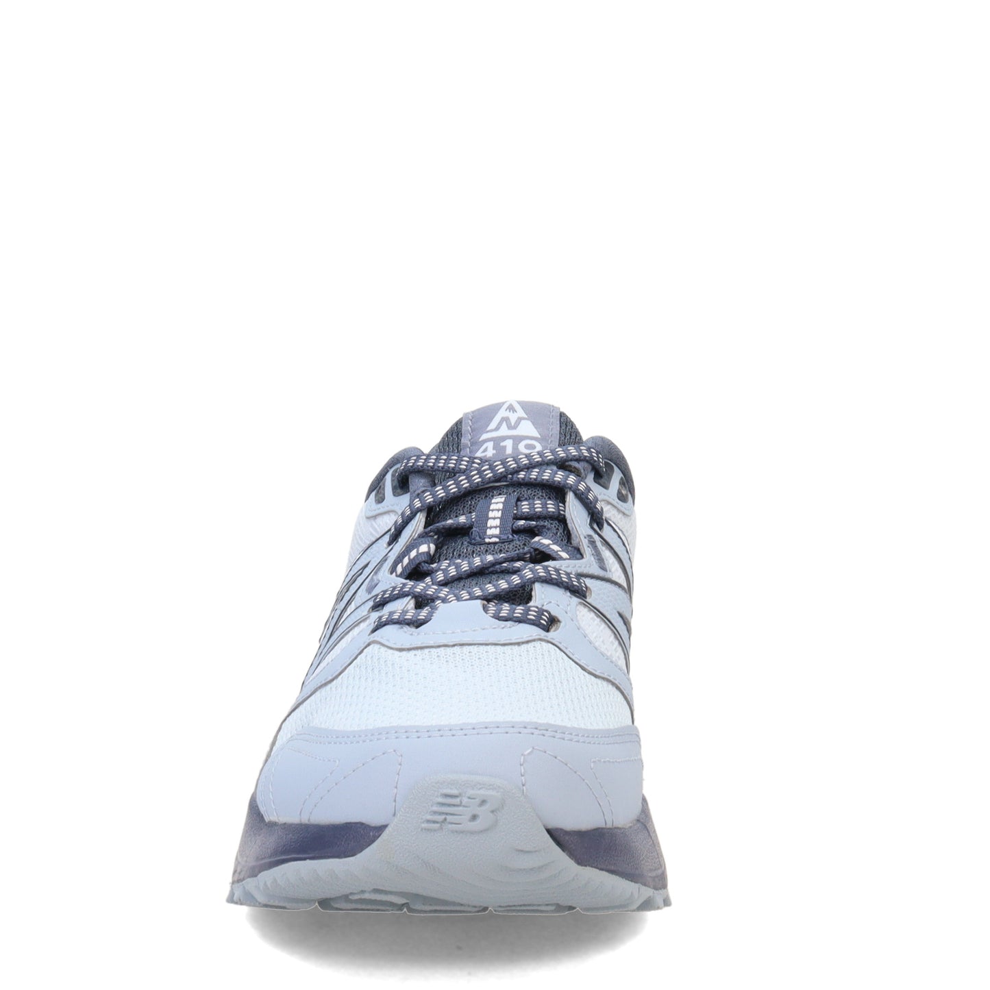 Peltz Shoes Women's New Balance 410V7 Trail Running Shoe LT BLUE GRY WT410HT7