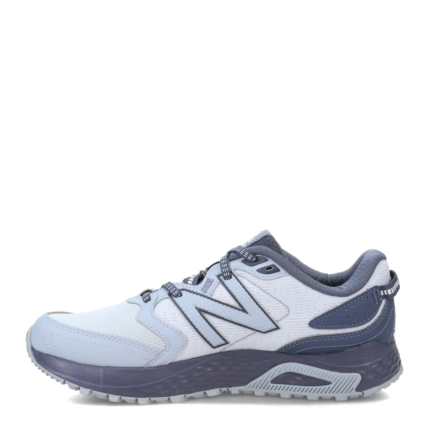 Peltz Shoes Women's New Balance 410V7 Trail Running Shoe LT BLUE GRY WT410HT7