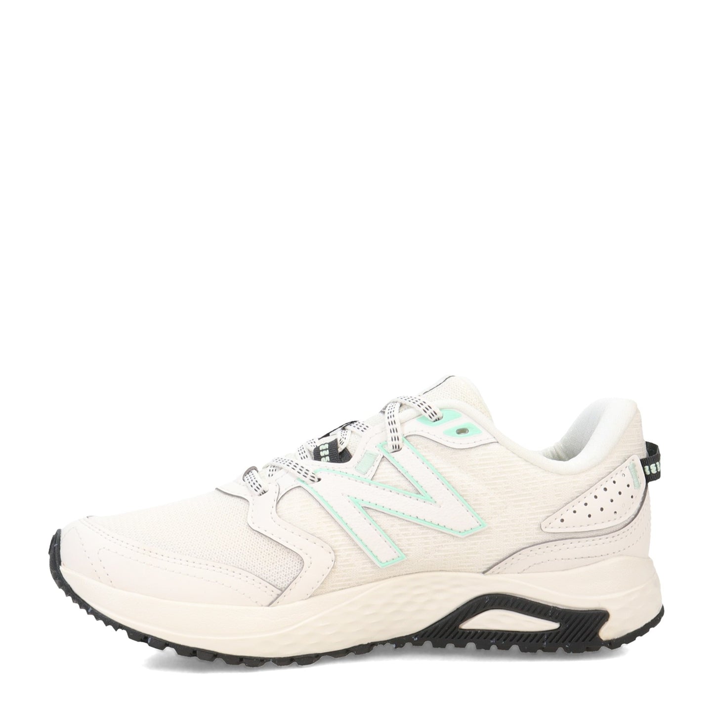 Peltz Shoes Women's New Balance 410V7 Trail Running Shoe WHITE YELLOW MINT WT410TW7