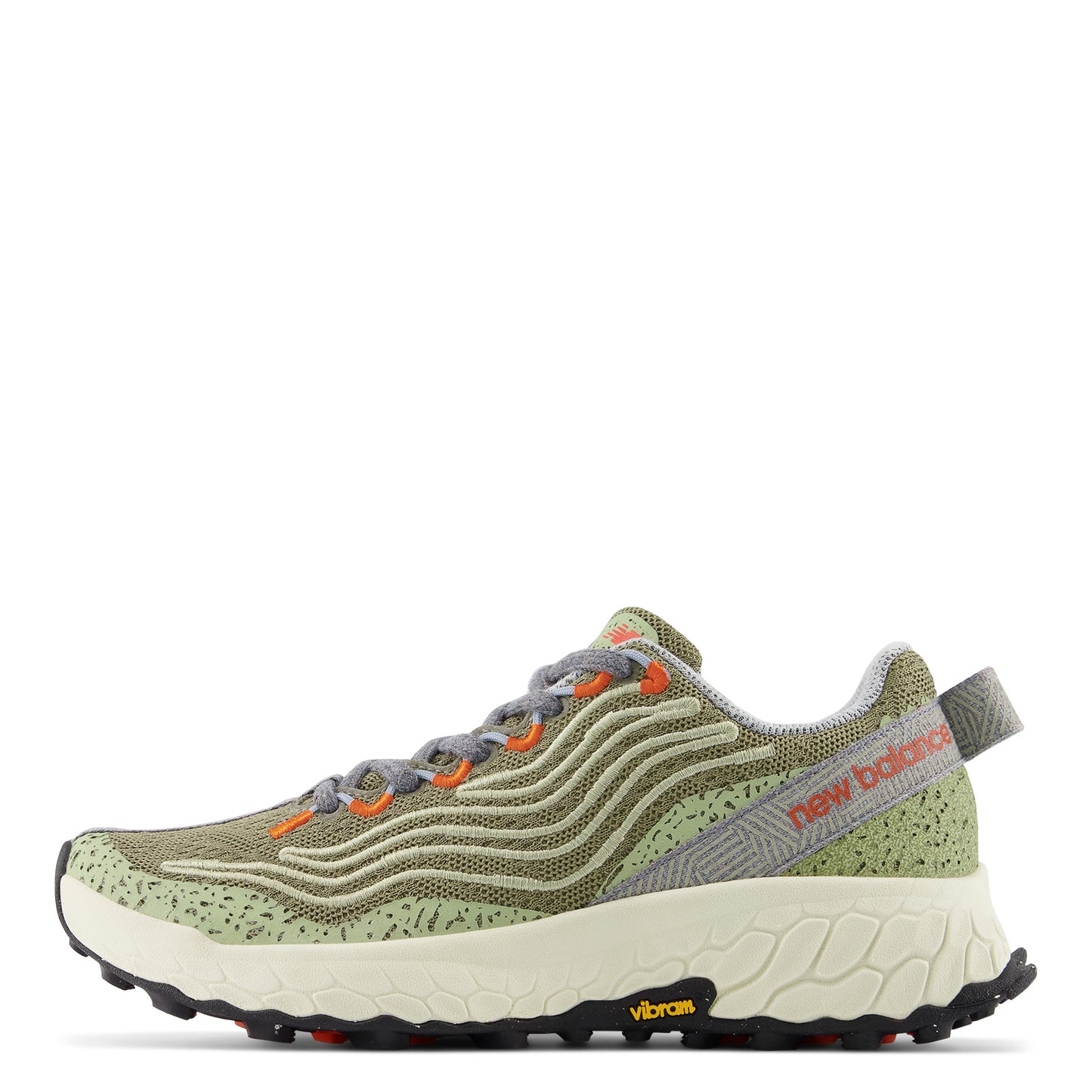 Peltz Shoes Women's New Balance Fresh Foam X Hierro v7 Trail Running Shoe GREEN MOSS WTHIER7U