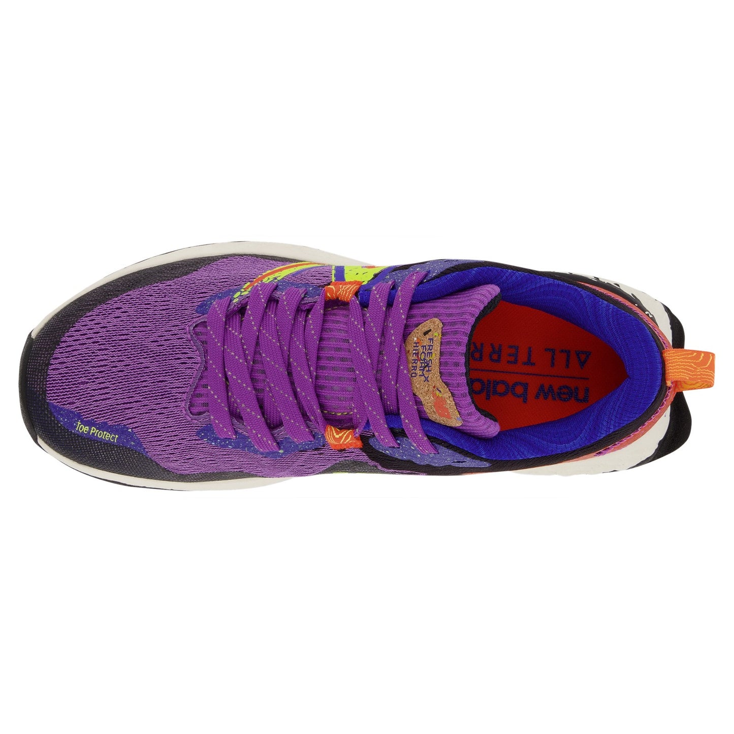 Peltz Shoes Women's New Balance Fresh Foam X Hierro v7 Trail Running Shoe PURPLE WTHIERM7