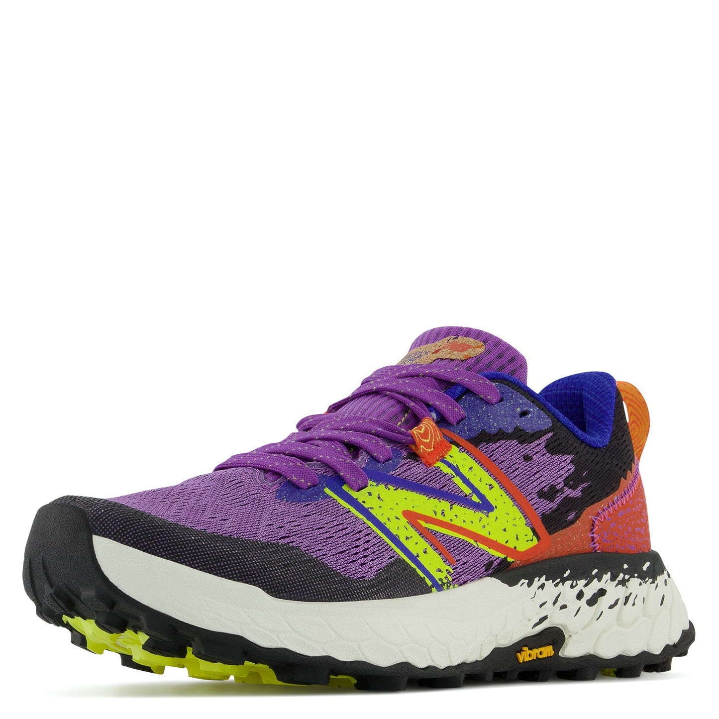 Peltz Shoes Women's New Balance Fresh Foam X Hierro v7 Trail Running Shoe PURPLE WTHIERM7