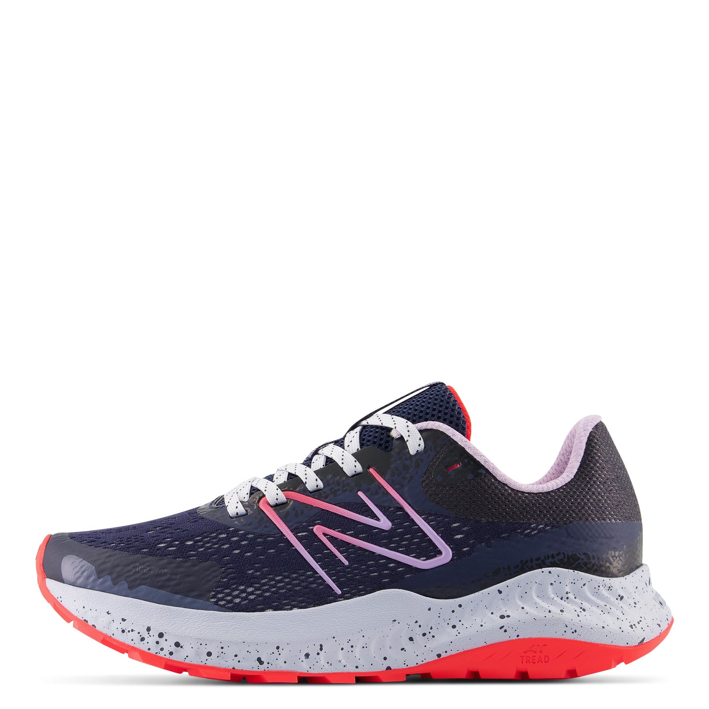 Peltz Shoes Women's New Balance DynaSoft Nitrel V5 Trail Running Shoe INDIGO/RED WTNTRLN5
