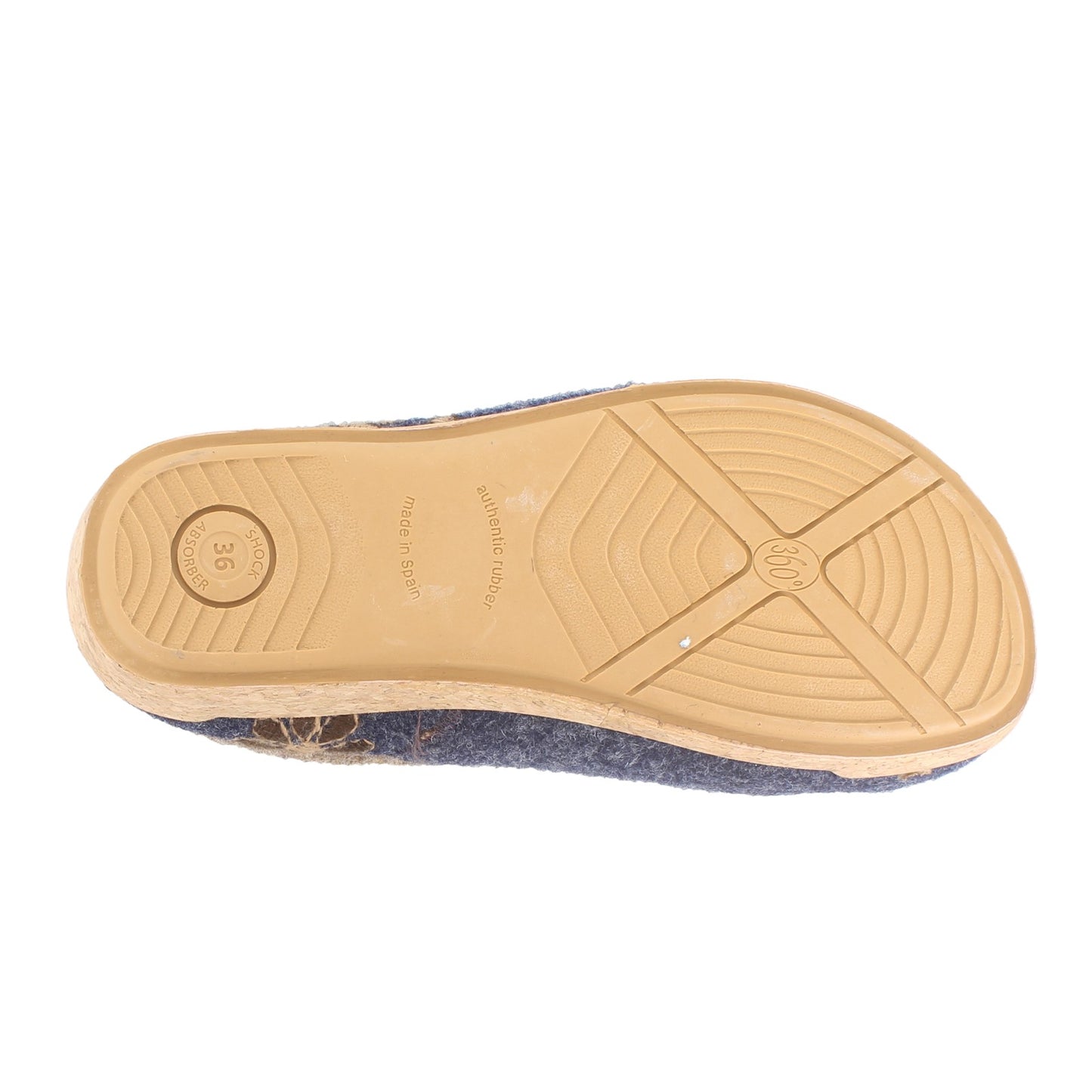 Peltz Shoes Women's Taos Woolderness 2 Clog Navy WO2-2700-NAVY