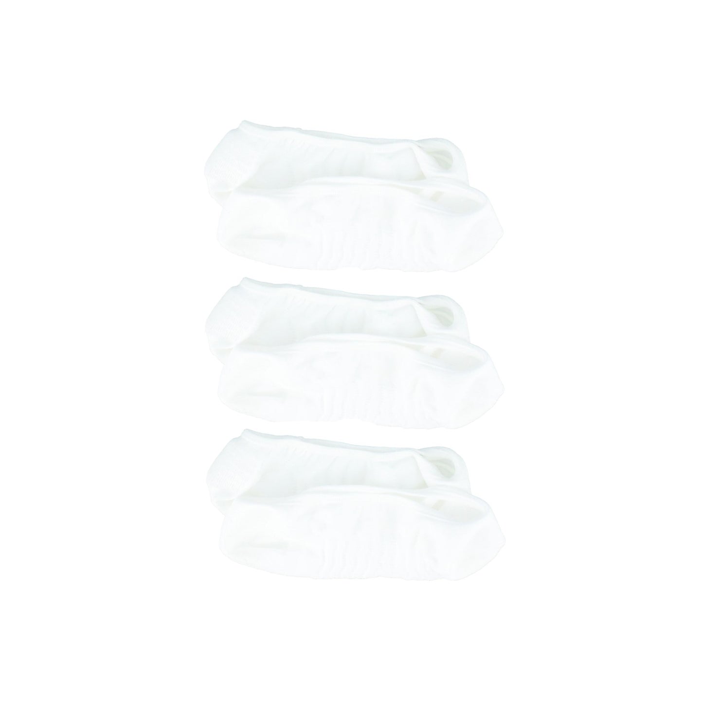Peltz Shoes Women's Sperry Micro Liner Socks - 3 Pack White WS14B058-WHITE