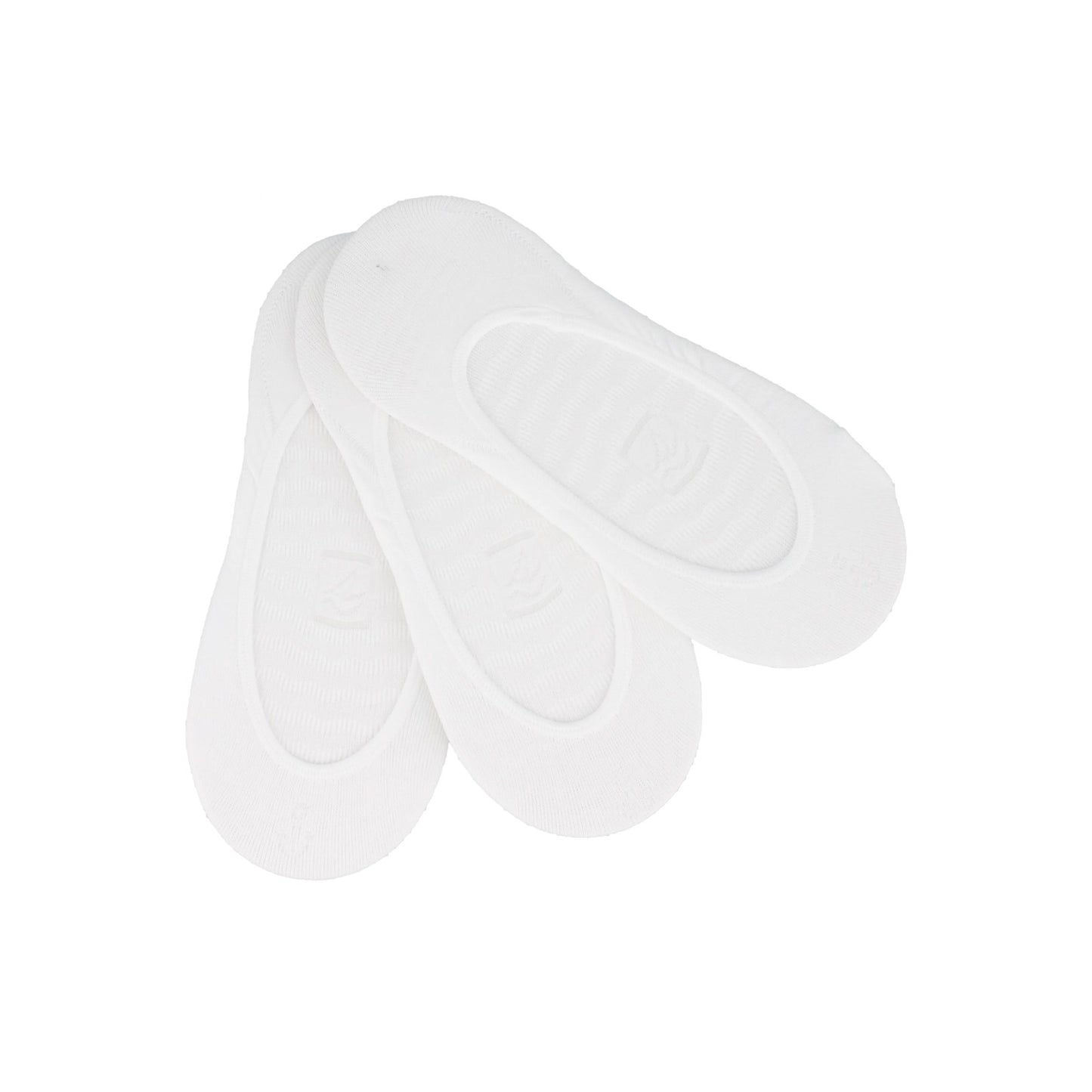 Peltz Shoes Women's Sperry Micro Liner Socks - 3 Pack White WS14B058-WHITE
