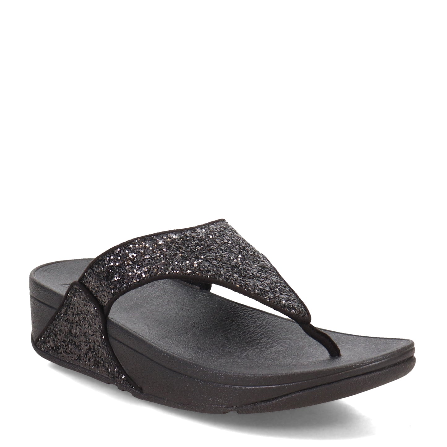 Peltz Shoes Women's FitFlop Lulu Thong Sandal Black X03-339