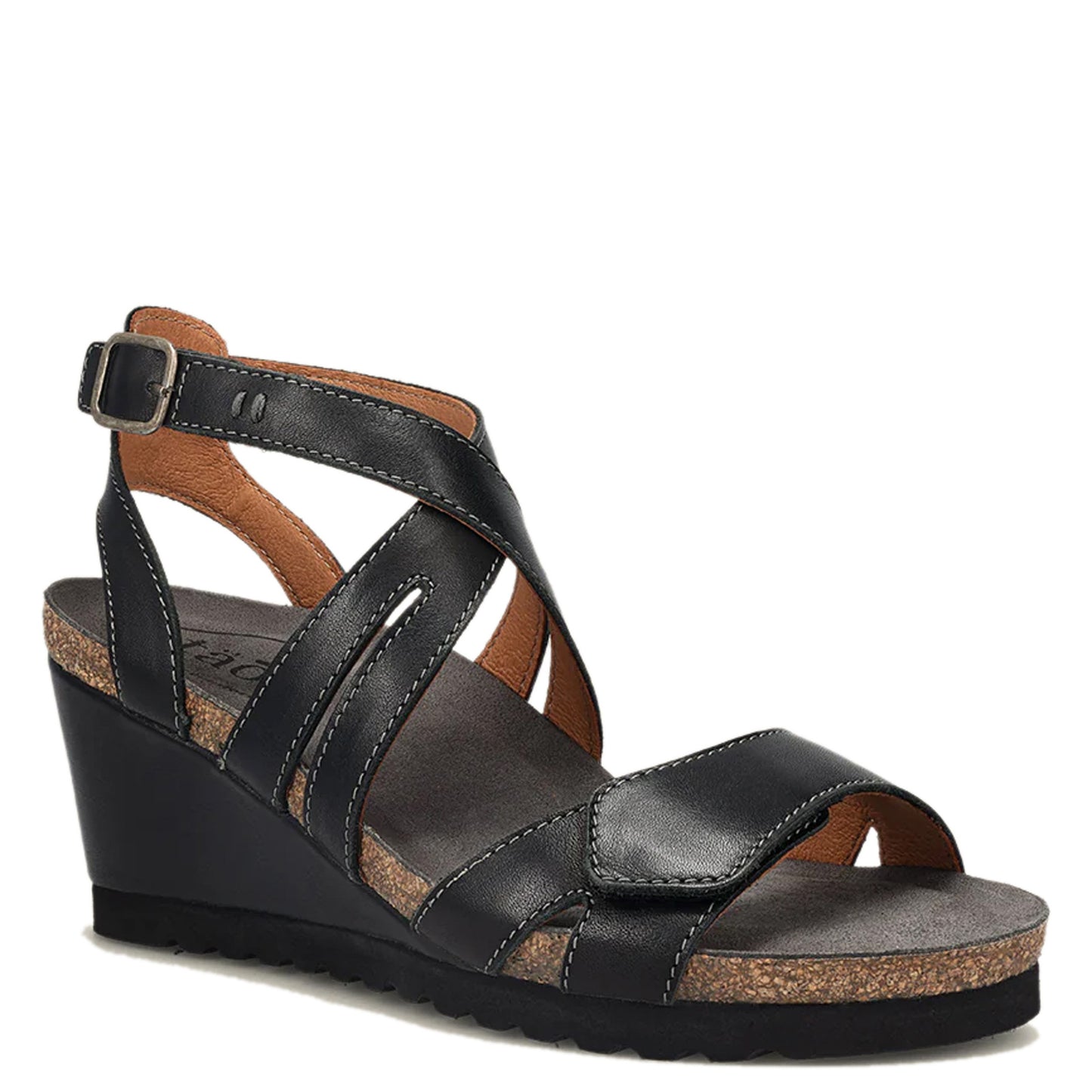 Peltz Shoes Women's Taos Xcellent Sandal Black XCL-7219-BLACK