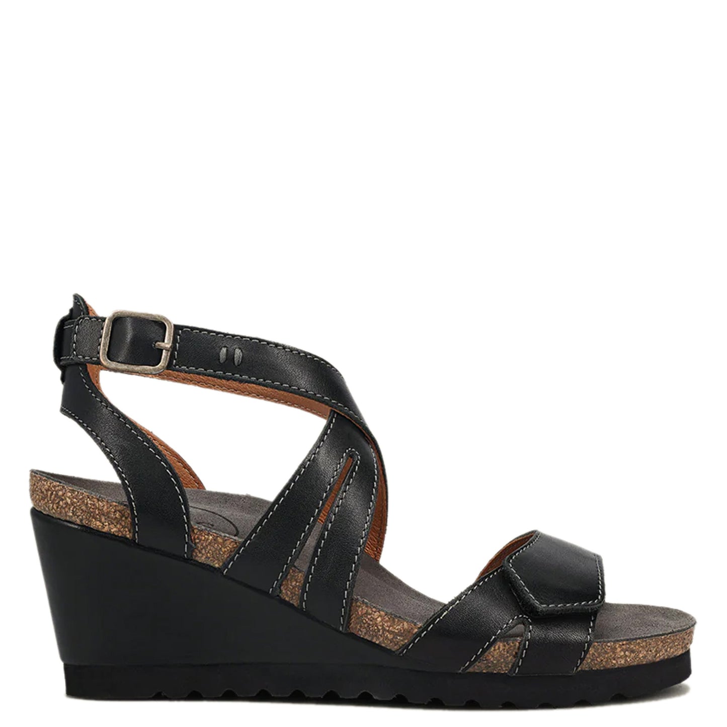 Peltz Shoes Women's Taos Xcellent Sandal Black XCL-7219-BLACK