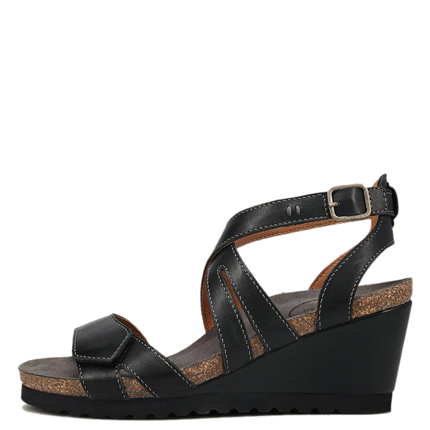 Peltz Shoes Women's Taos Xcellent Sandal Black XCL-7219-BLACK
