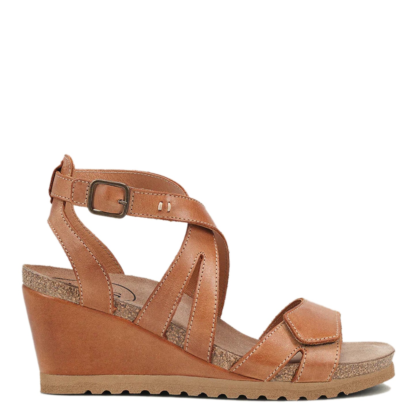 Peltz Shoes Women's Taos Xcellent Sandal Caramel XCL-7219-CARA