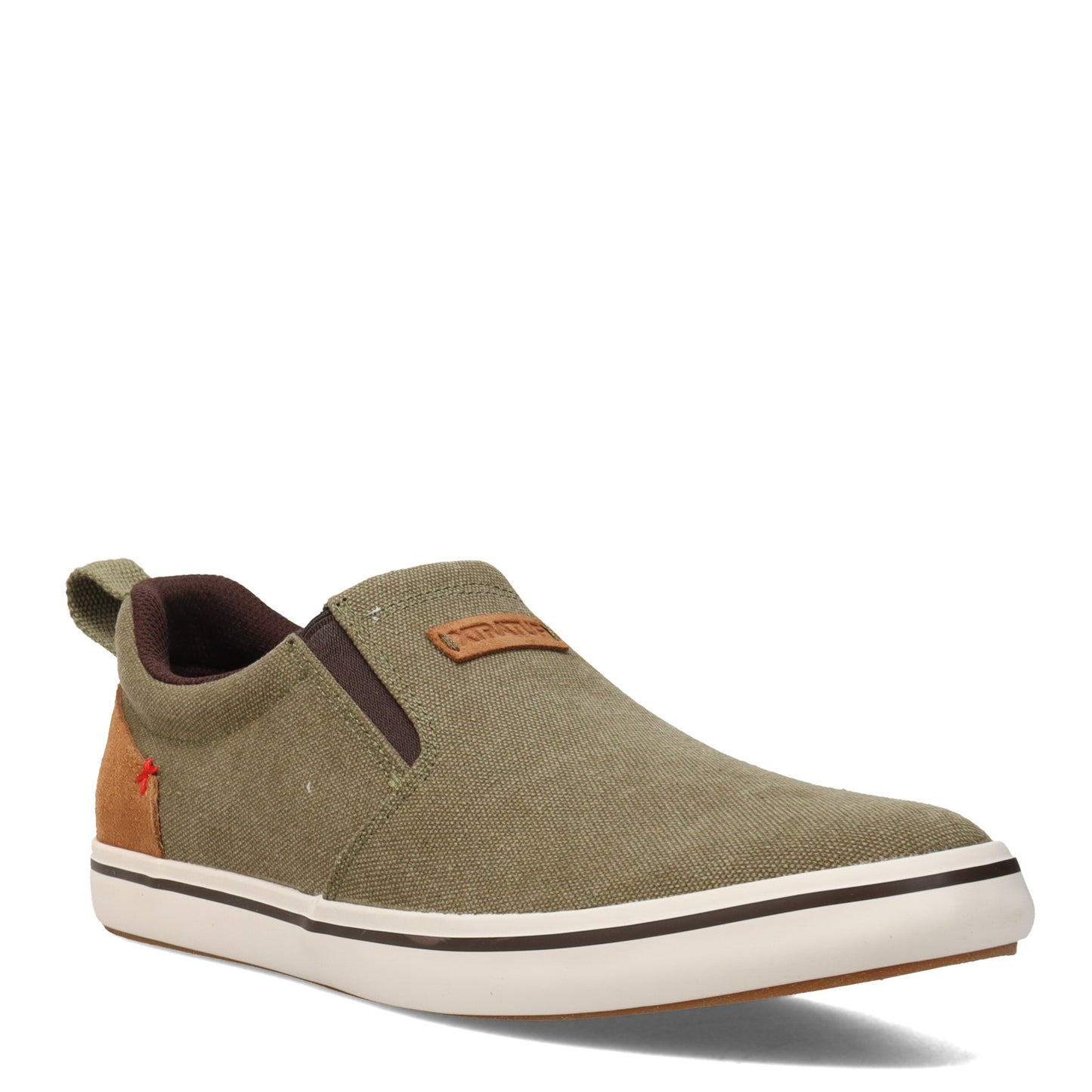 Peltz Shoes Men's XTRATUF Sharkbyte Boat Shoe OLIVE XSB-300
