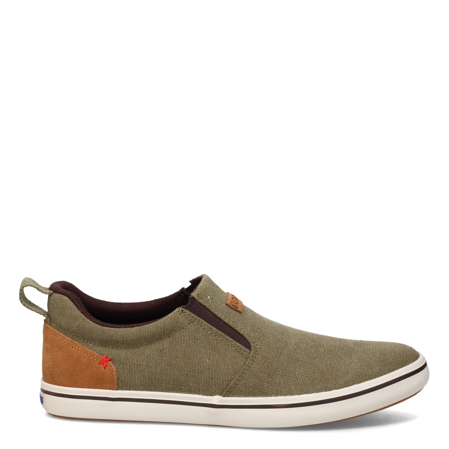 Peltz Shoes Men's XTRATUF Sharkbyte Boat Shoe OLIVE XSB-300