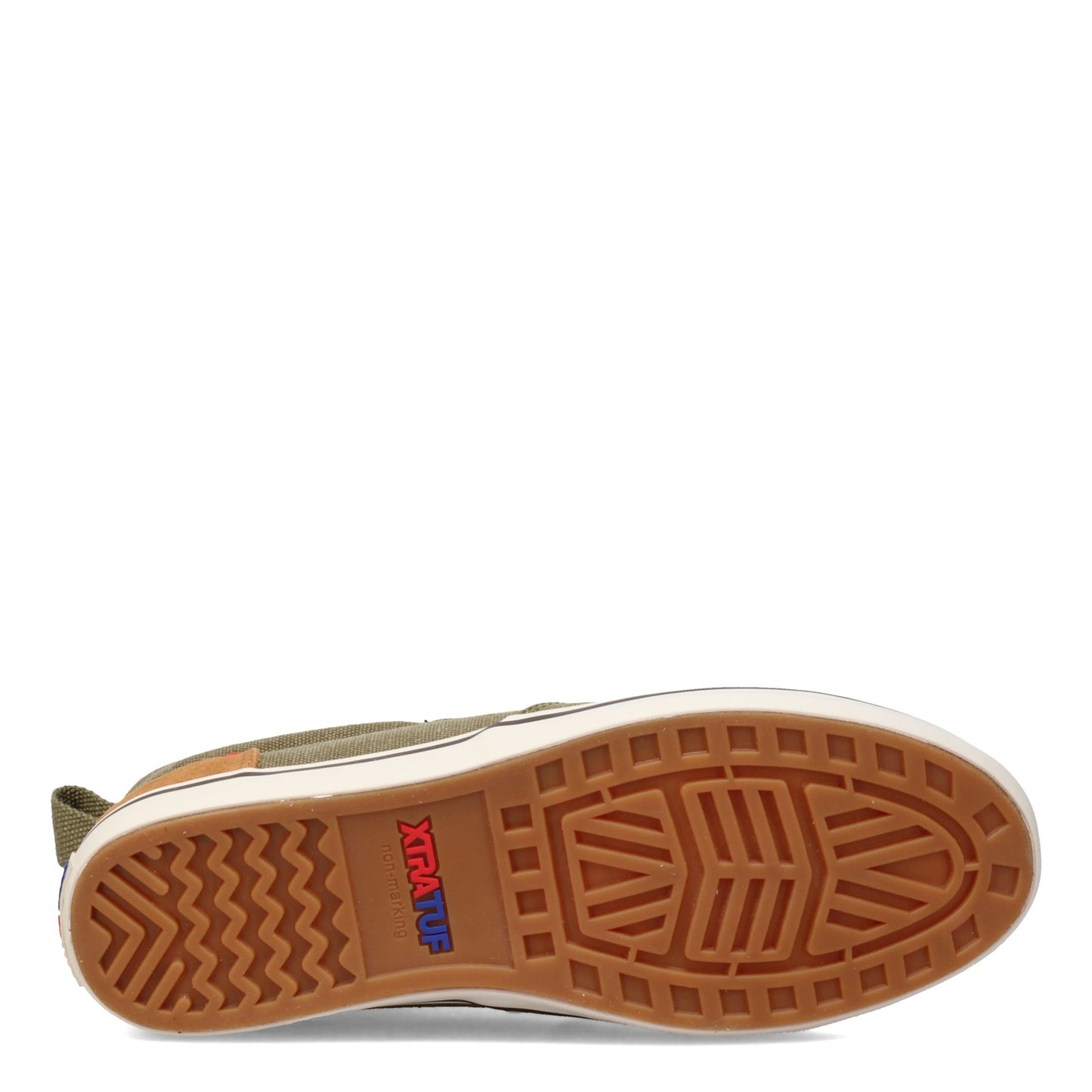 Peltz Shoes Men's XTRATUF Sharkbyte Boat Shoe OLIVE XSB-300