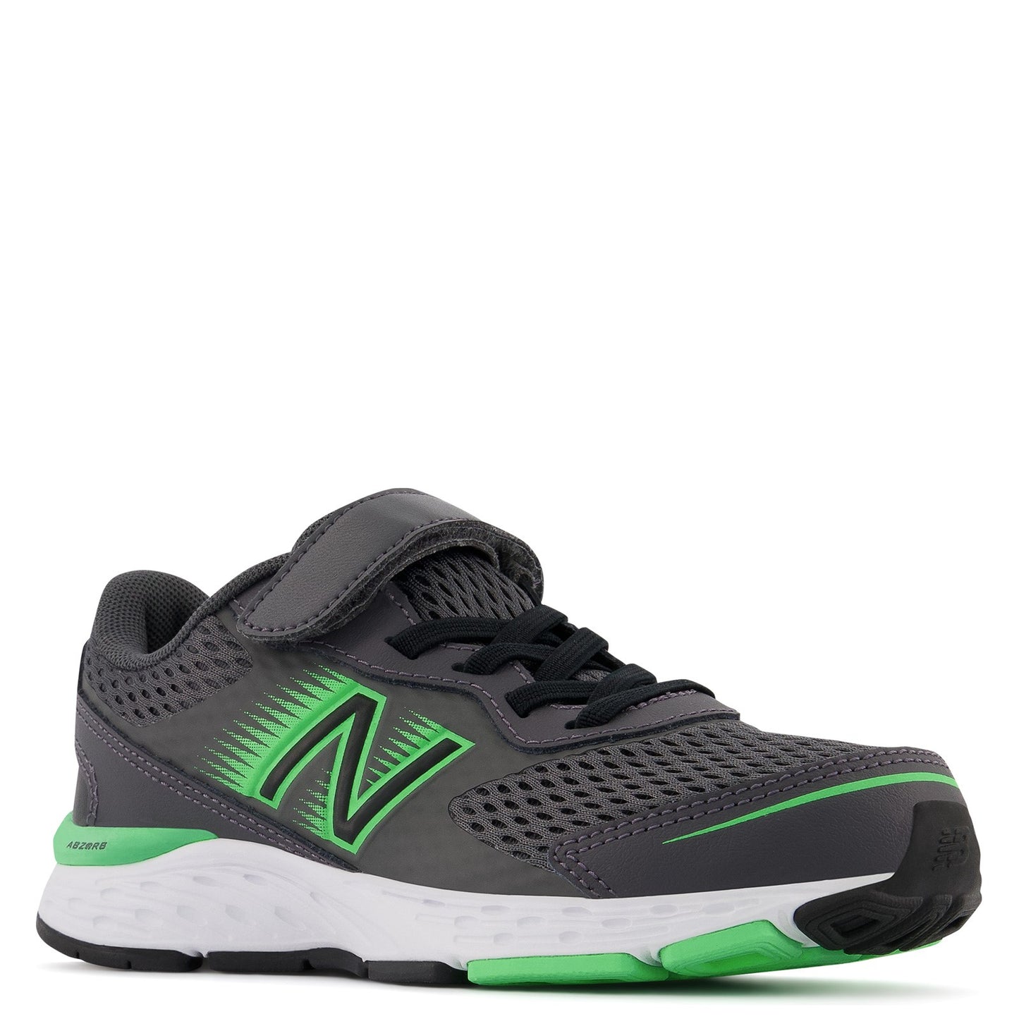 Peltz Shoes Boy's New Balance 680v6 Sneaker - Little Kid MAGNET YA680VB6