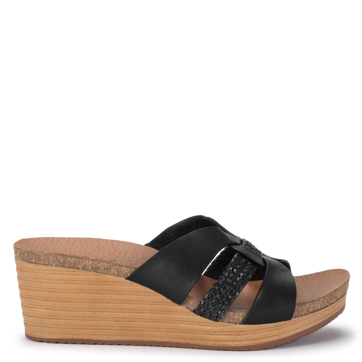 Peltz Shoes Women's Baretraps Yadora Sandal BLACK YADORA-BLACK