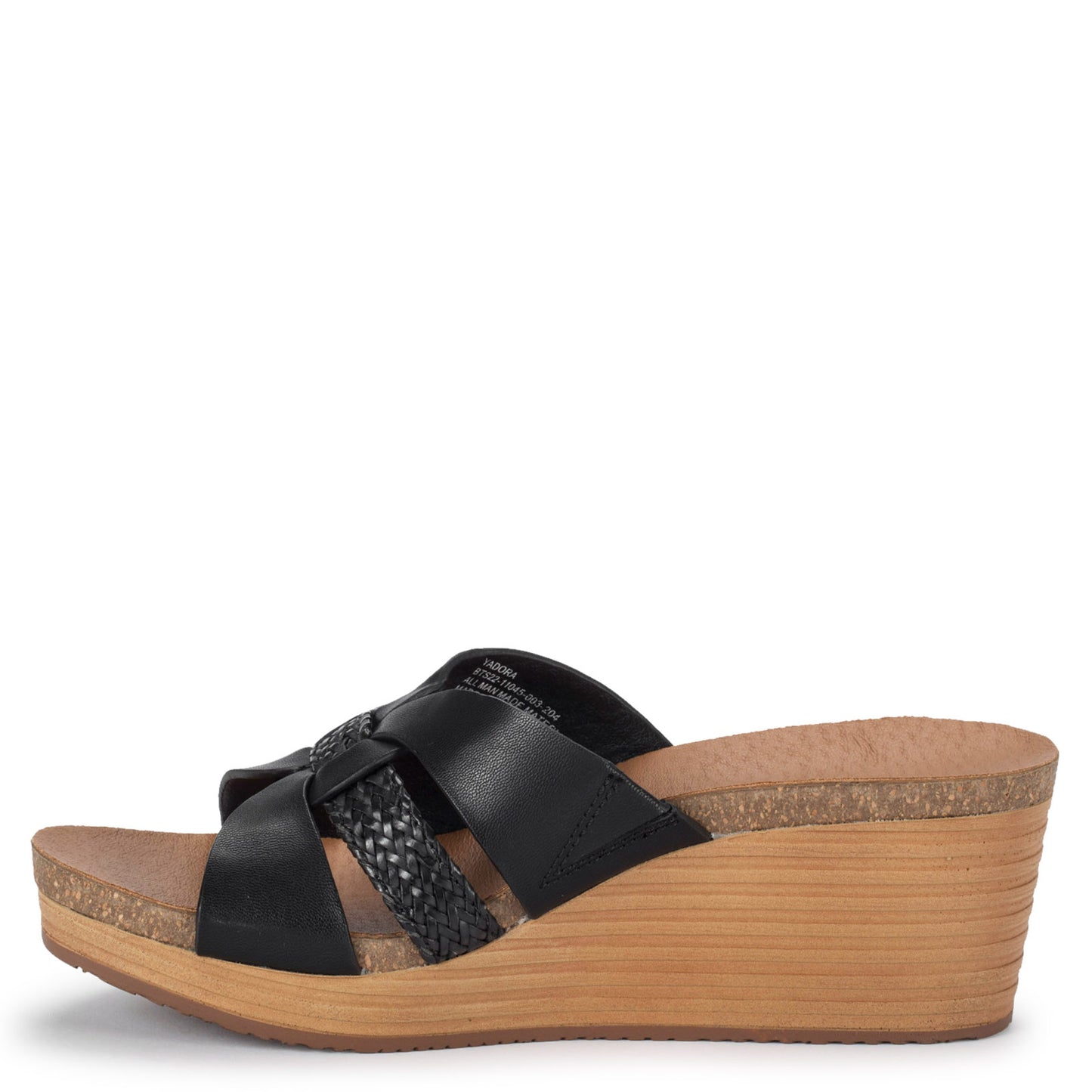 Peltz Shoes Women's Baretraps Yadora Sandal BLACK YADORA-BLACK