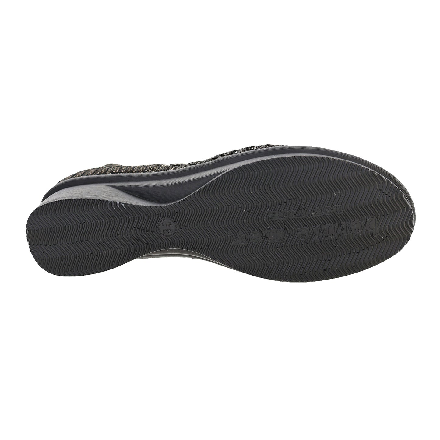 Peltz Shoes Women's Bernie Mev Yael Fly Slip-On GOLD BLACK SHIMMER YAEL FLY GD BKS