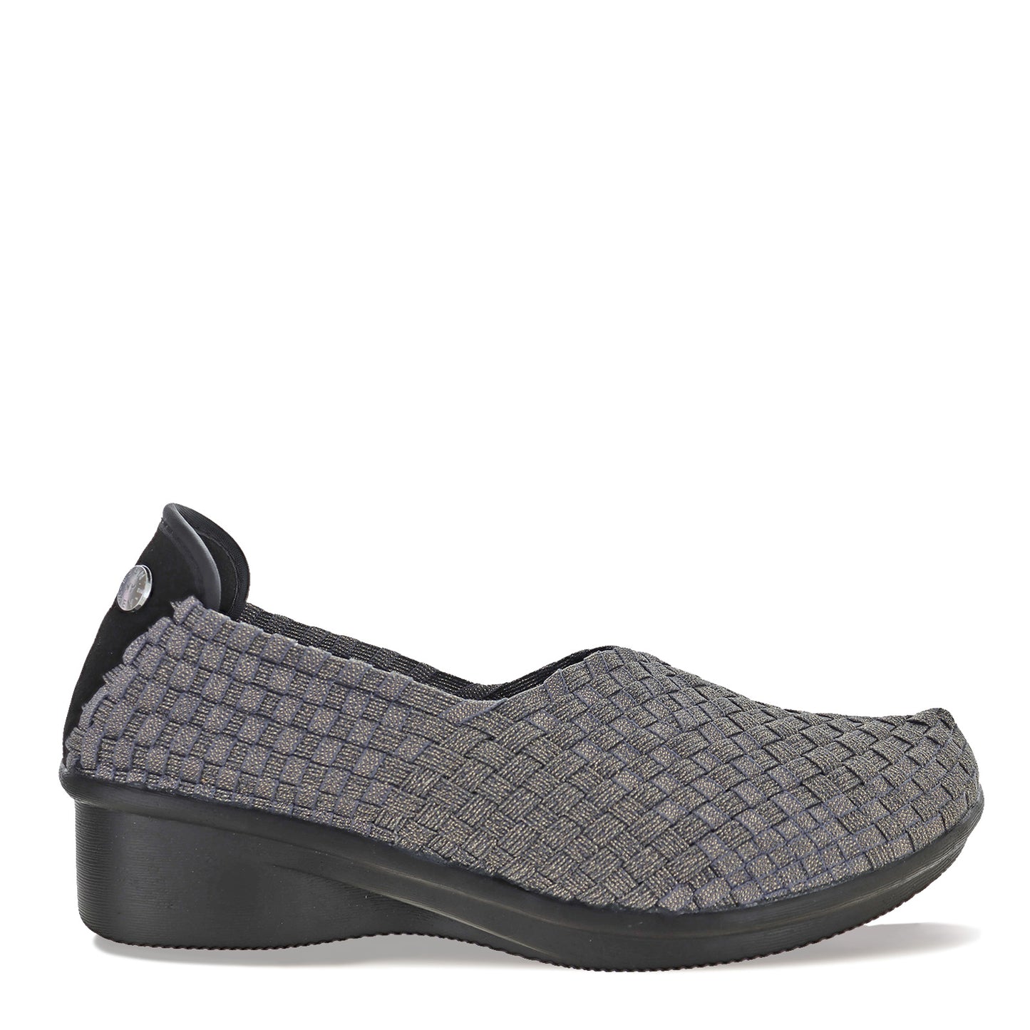Peltz Shoes Women's Bernie Mev Yael Fly Slip-On GREY SHIMMER YAEL FLY GRYSHI