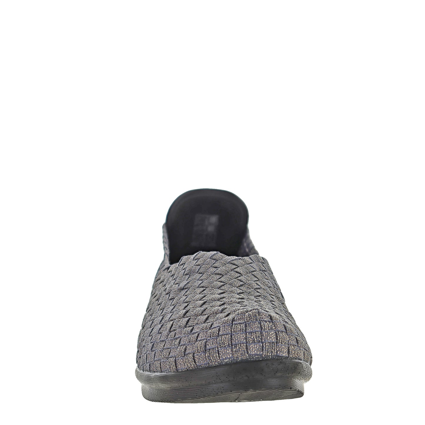 Peltz Shoes Women's Bernie Mev Yael Fly Slip-On GREY SHIMMER YAEL FLY GRYSHI