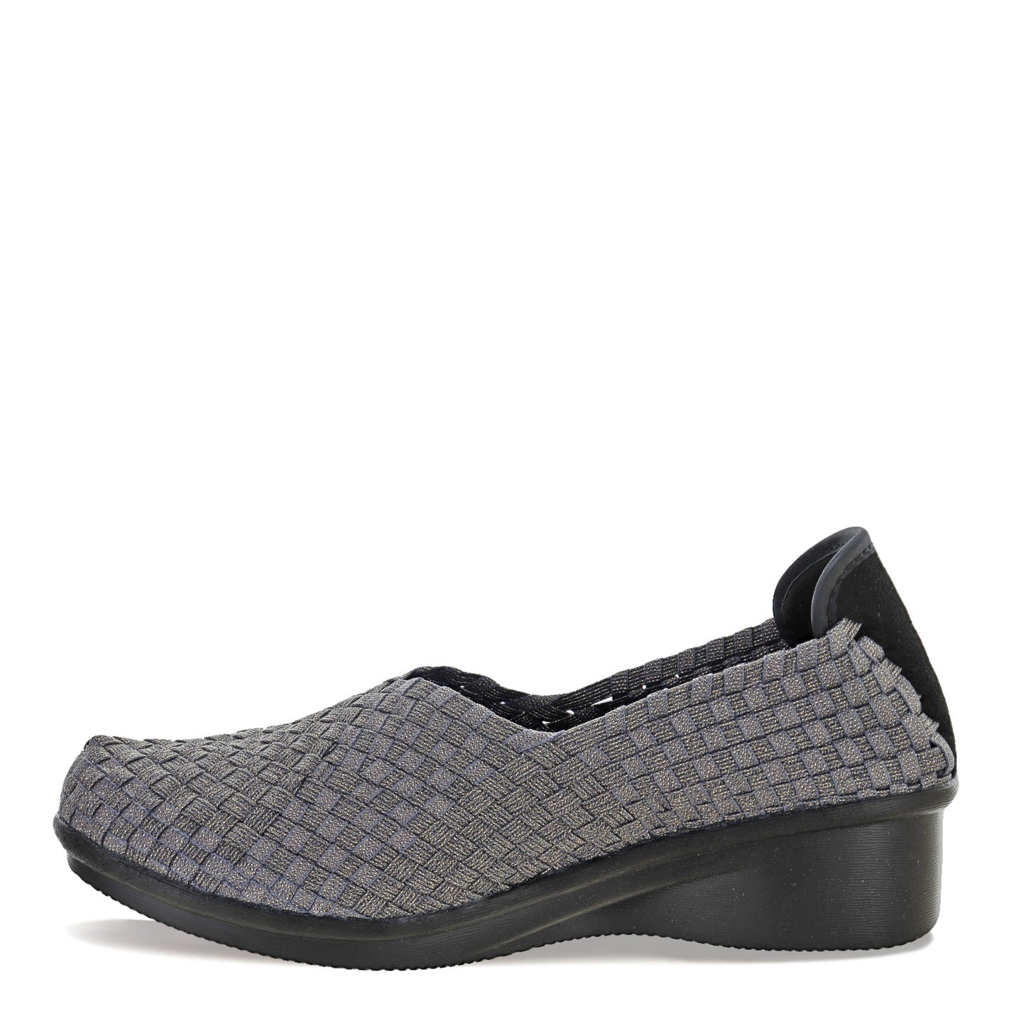 Peltz Shoes Women's Bernie Mev Yael Fly Slip-On GREY SHIMMER YAEL FLY GRYSHI