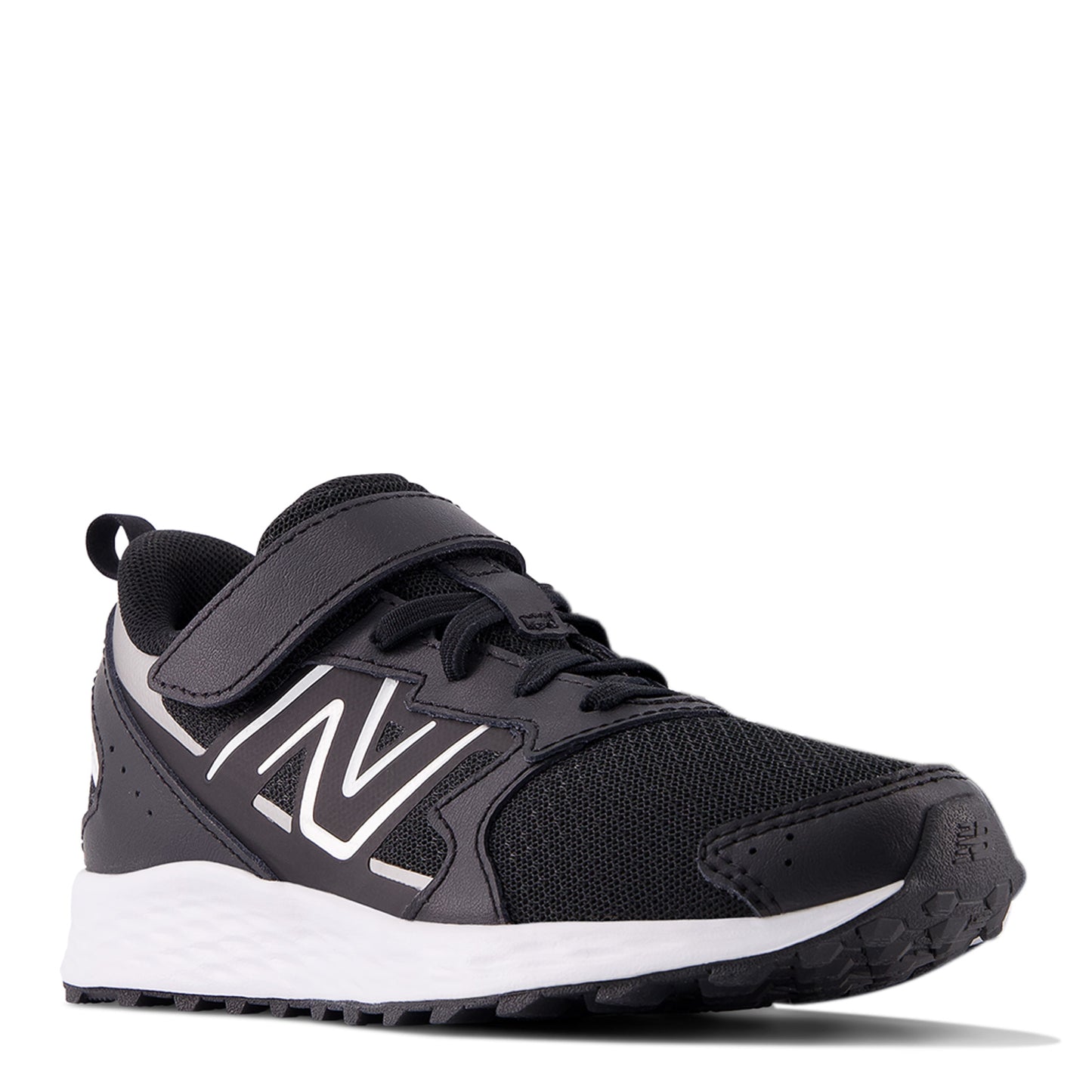 Peltz Shoes Boy's New Balance Fresh Foam 650 - Trail Running Shoe- Little Kid & Big Kid Black Silver YT650BK1