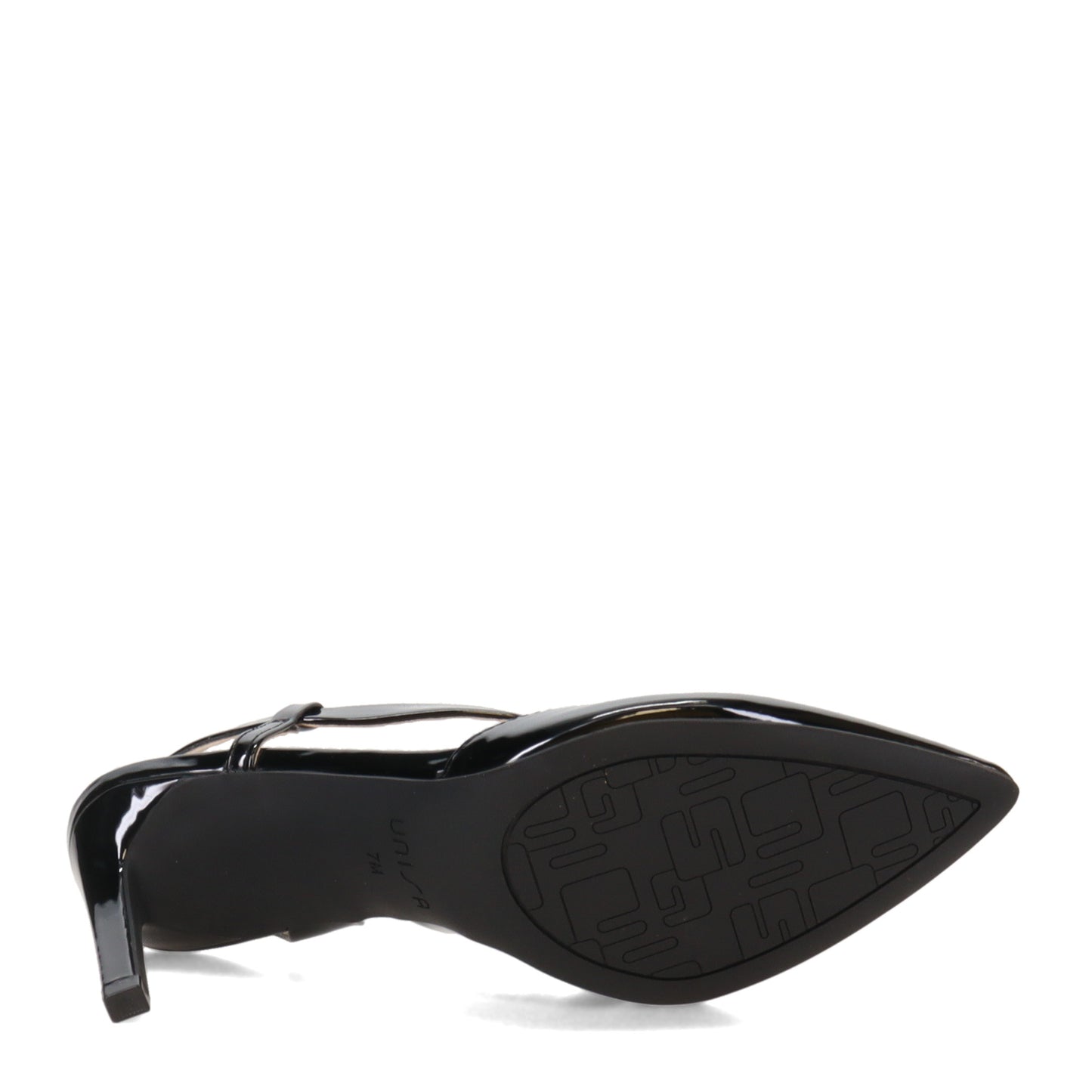 Peltz Shoes Women's Unisa Yvonna Pump BLACK PATENT YVONNA-001