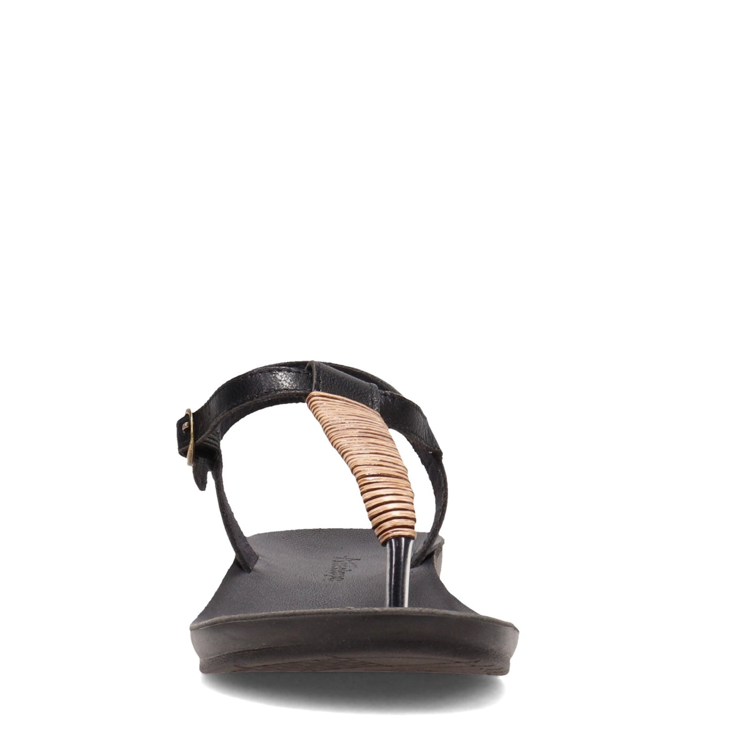 Peltz Shoes Women's Antelope Yana Sandal BLACK YANA-BLACK