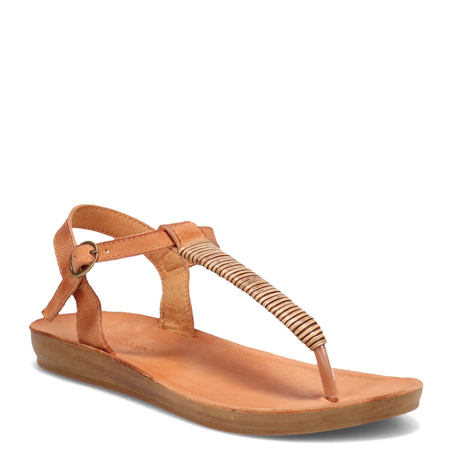 Peltz Shoes Women's Antelope Yana Sandal TAUPE YANA-TAUPE