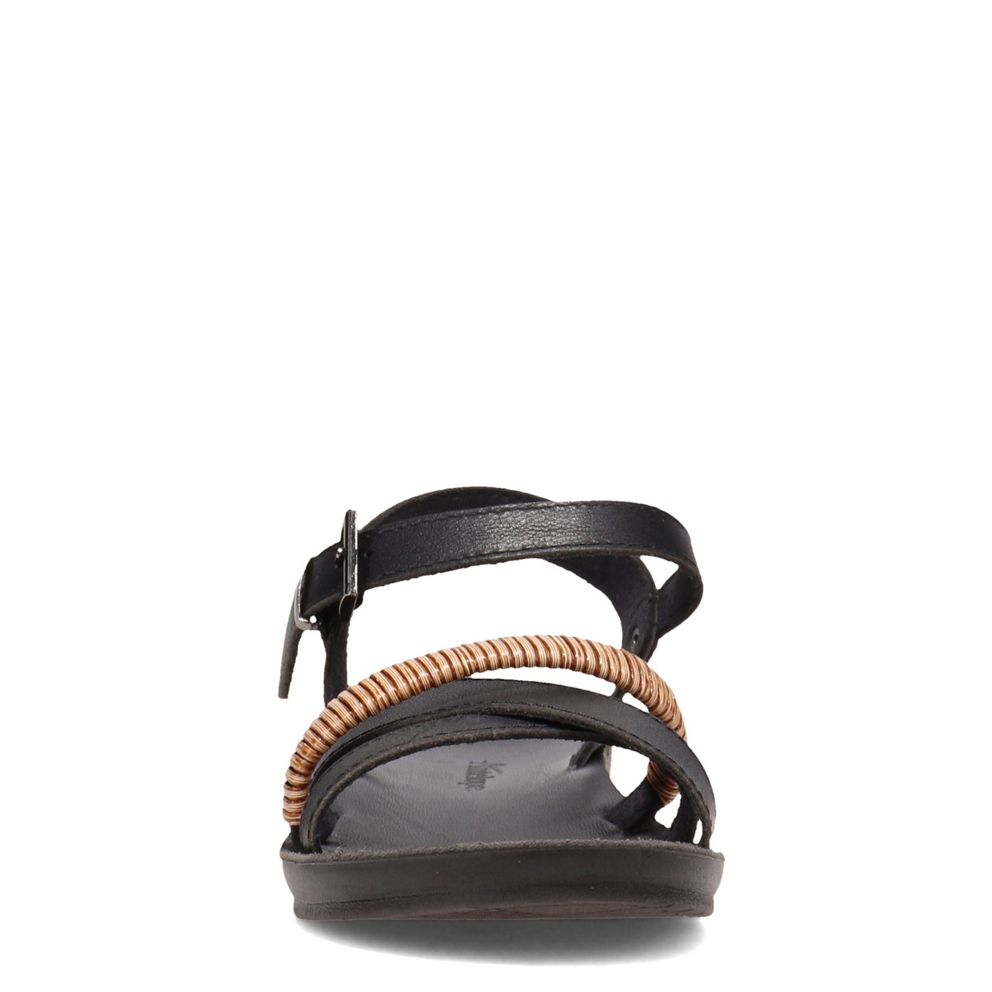 Peltz Shoes Women's Antelope Yancy Sandal BLACK YANCY-BLACK