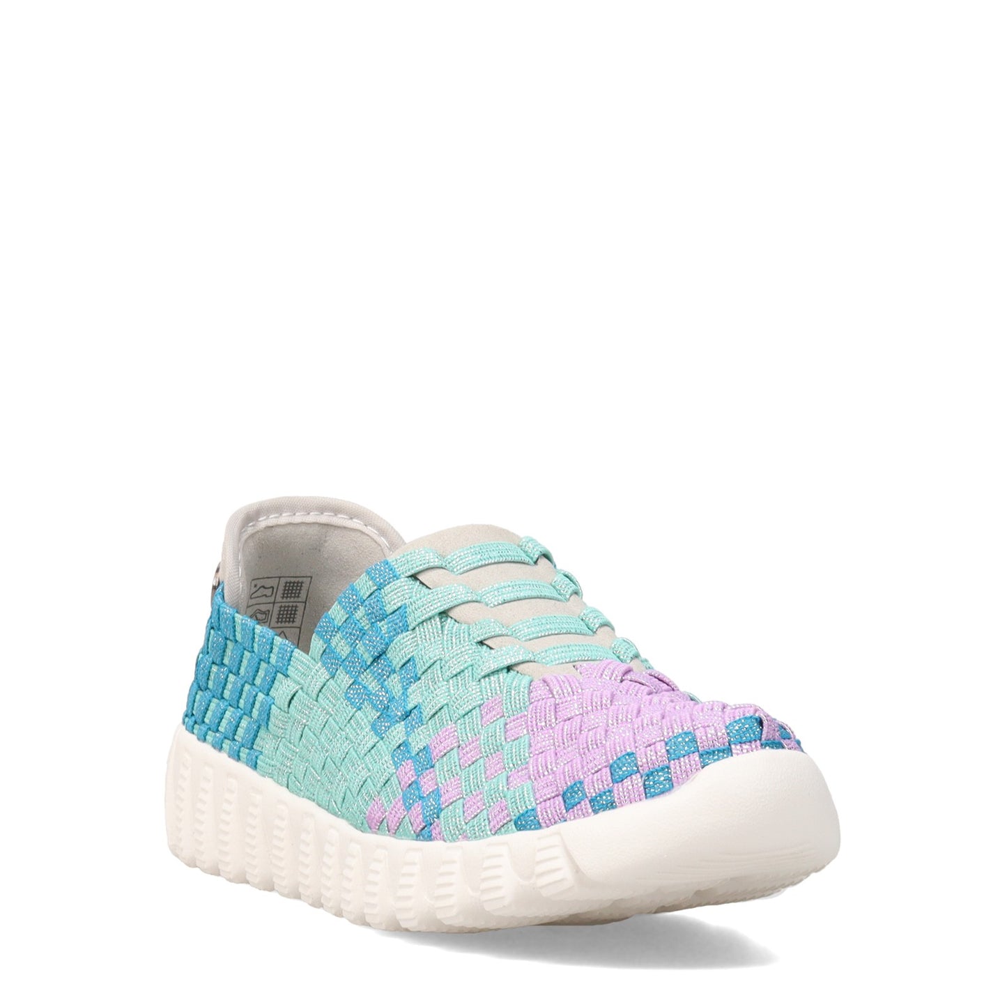 Peltz Shoes Girl's Bernie Mev Zip Vivaldi Slip-On - Little Kid & Big Kid SEA BREEZE ZIPVIVALDIK-SEA