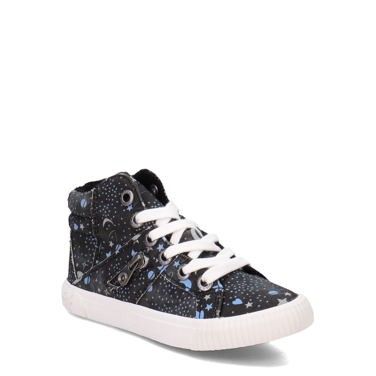 Peltz Shoes Girl's Blowfish Fruitcake Mid Top Sneaker - Little Kid & Big Kid BLACK COSMIC LOVE ZS-0534K BLCLC