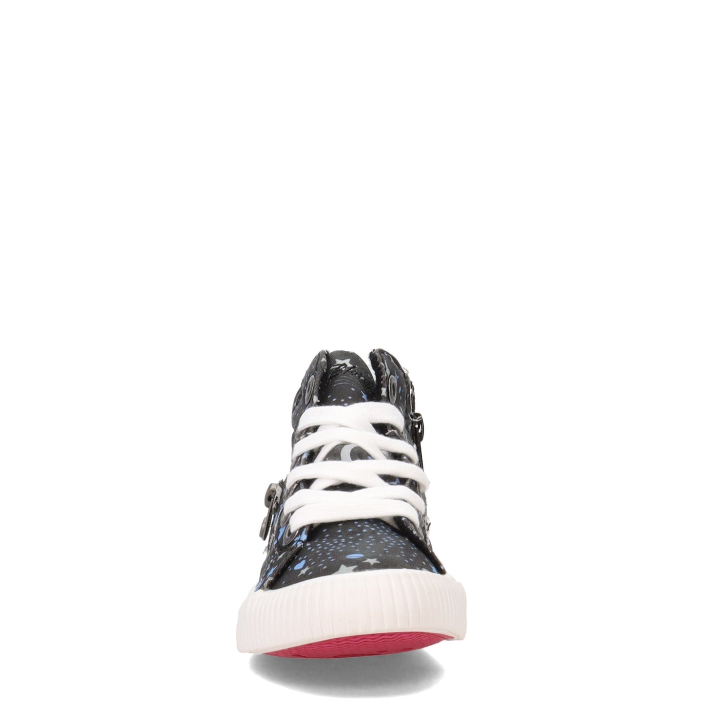 Peltz Shoes Girl's Blowfish Fruitcake Mid Top Sneaker - Little Kid & Big Kid BLACK COSMIC LOVE ZS-0534K BLCLC