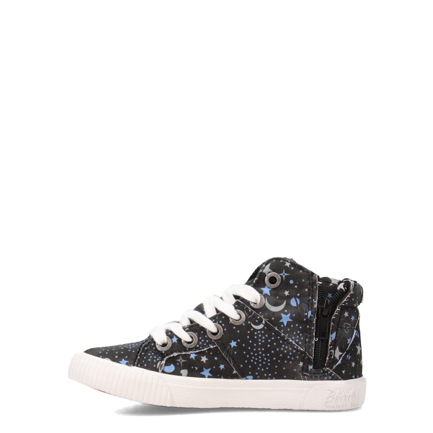 Peltz Shoes Girl's Blowfish Fruitcake Mid Top Sneaker - Little Kid & Big Kid BLACK COSMIC LOVE ZS-0534K BLCLC
