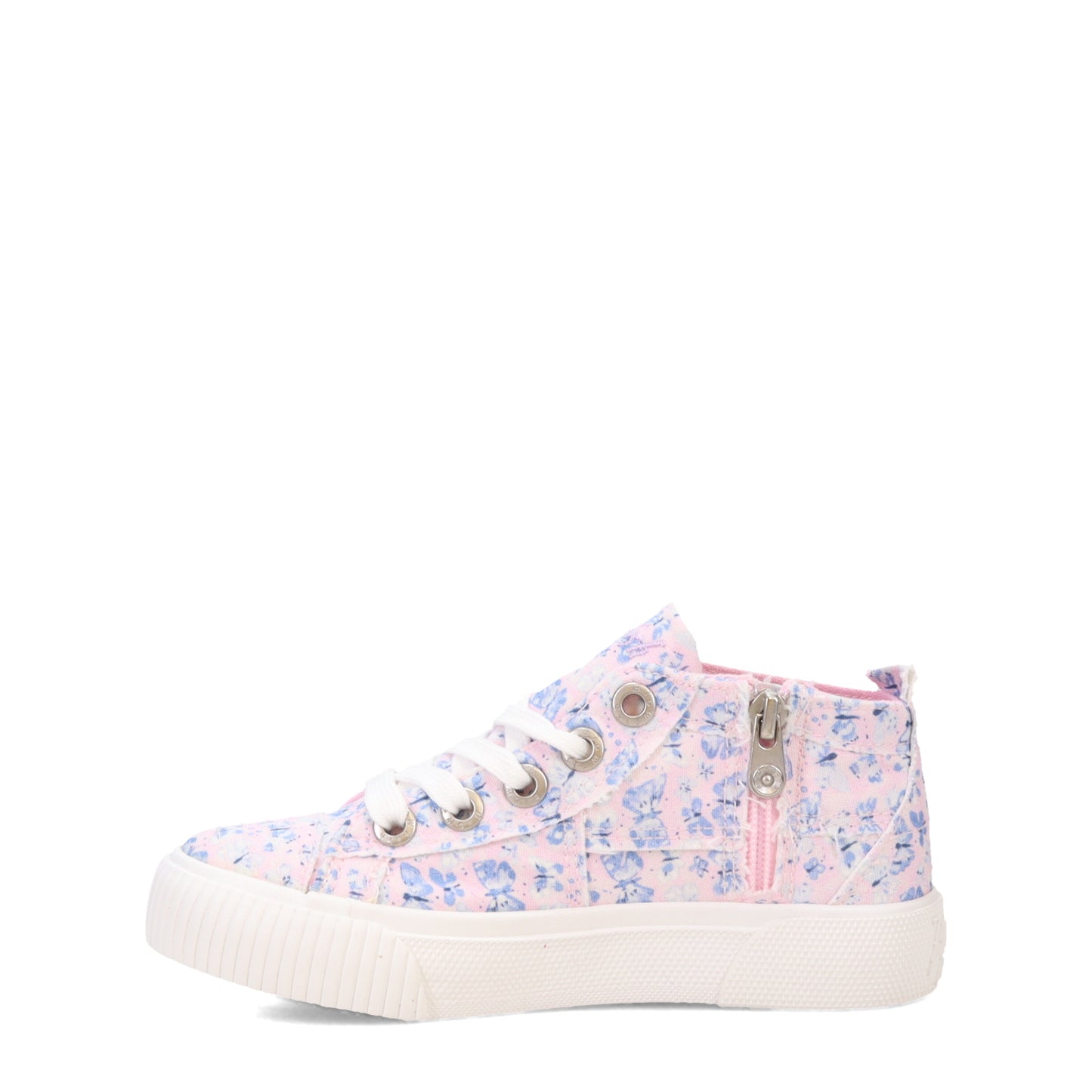 Peltz Shoes Girl's Blowfish Craisy-K High Top Sneaker – Little Kid & Big Kid PINK NAVY ZS-1053K 887