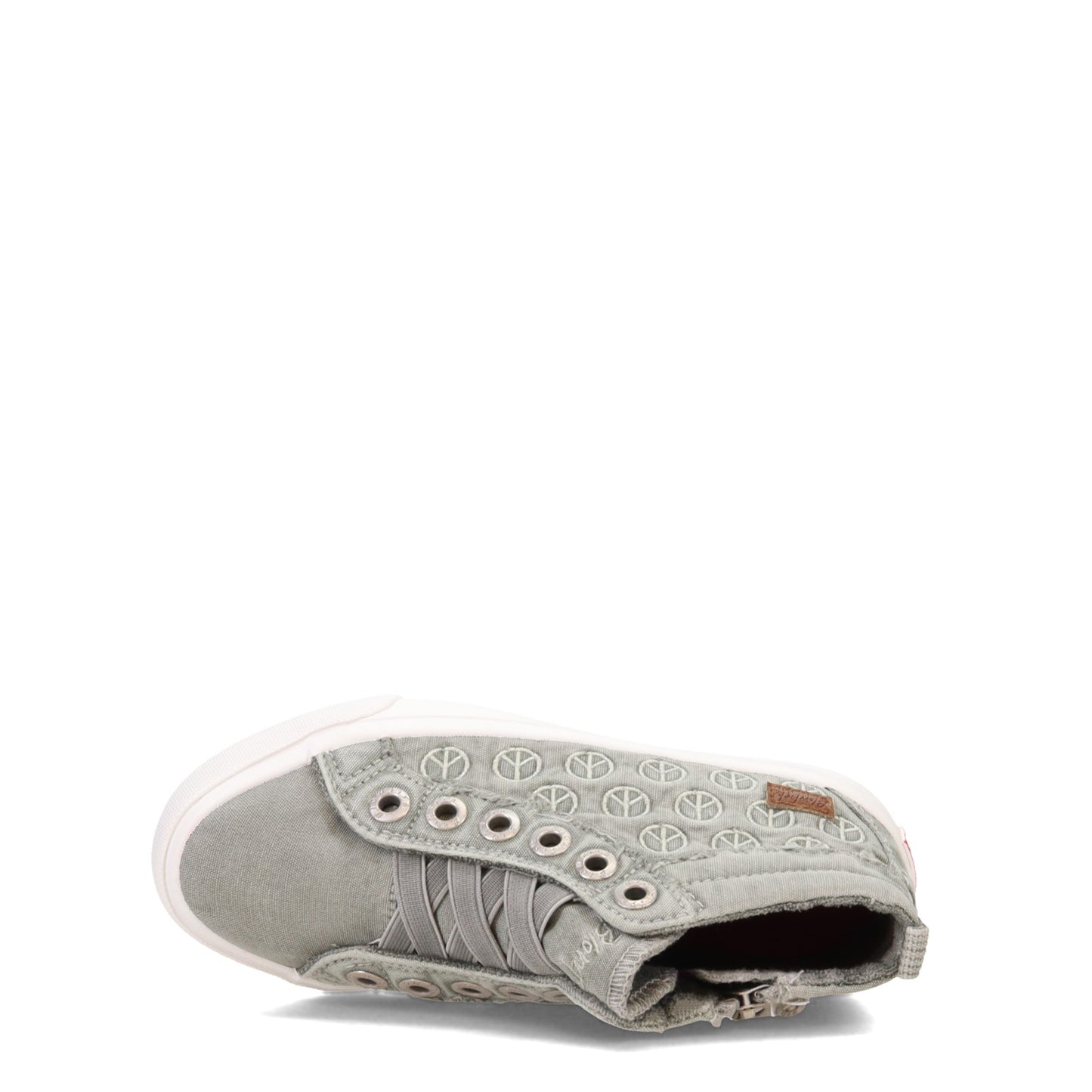 Peltz Shoes Girl's Blowfish Malibu Macon-K Sneaker - Little Kid & Big Kid GREY PEACE ZS-1230K SWGCW